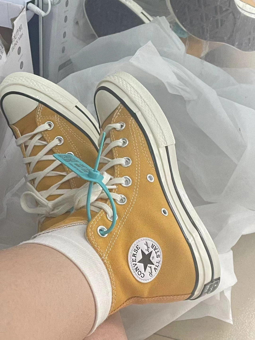 custom review-Converse Chuck 70 Taylor Устойчивые к истиранию высокие кеды унисекс цвет опавших листьев