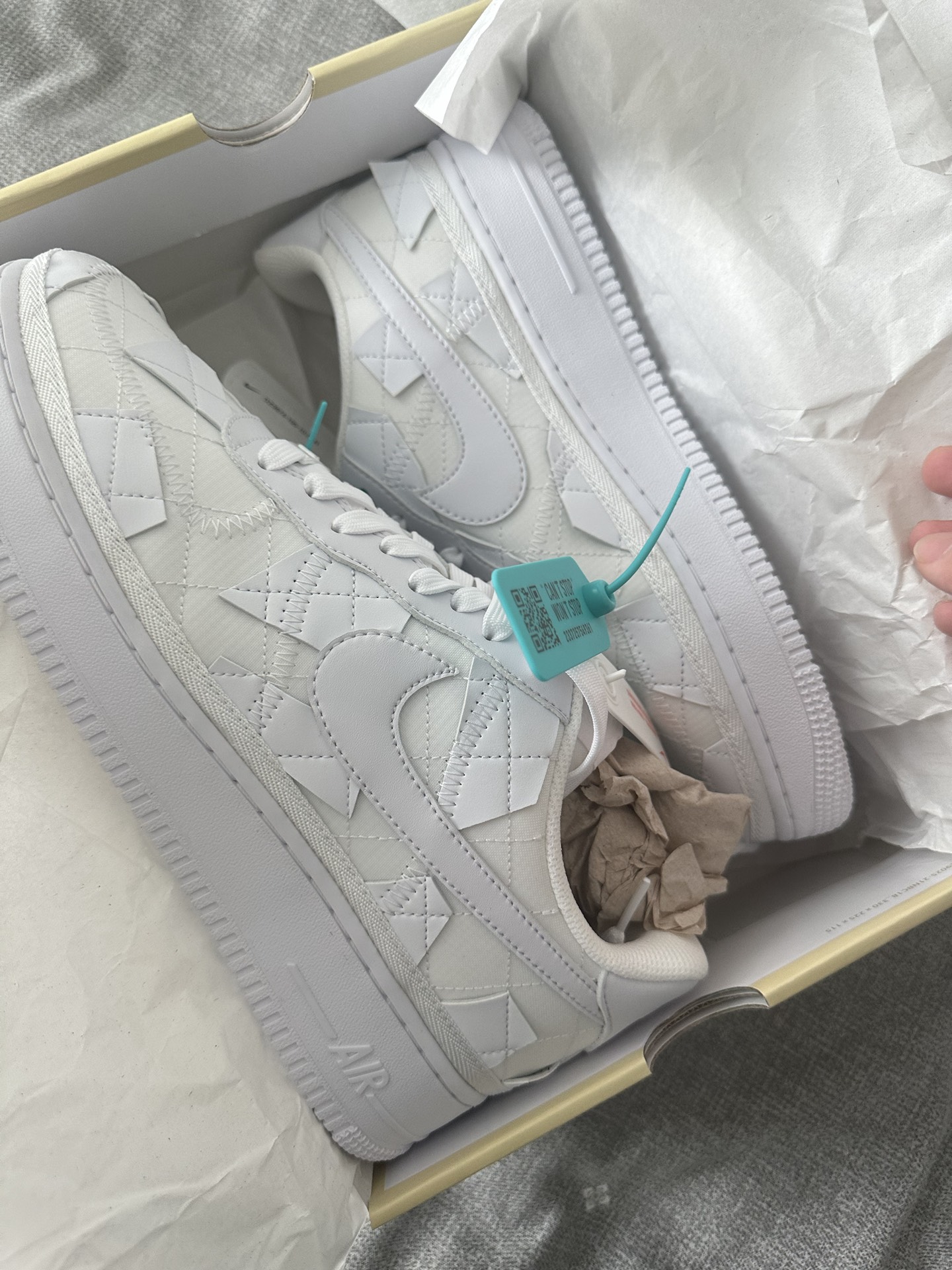 custom review-Billie Eilish x Nike Air FORCE 1 'Triple White Billie Eilish Low Скейтбординг Кроссовки Унисекс Белый