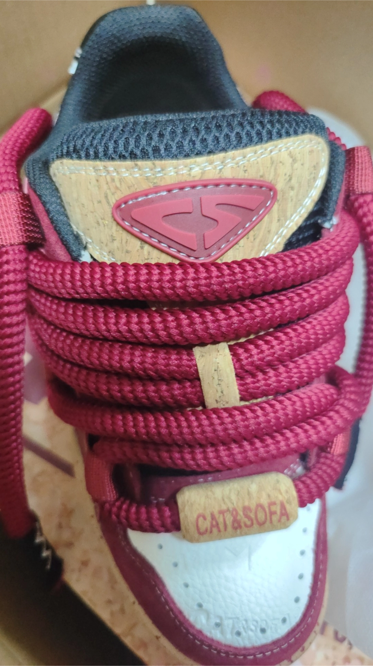 custom review-Cat Sofa Dreadlocks Series Противоскользящие устойчивые к истиранию низкие топовые скейтборд-кроссовки унисекс бордовый