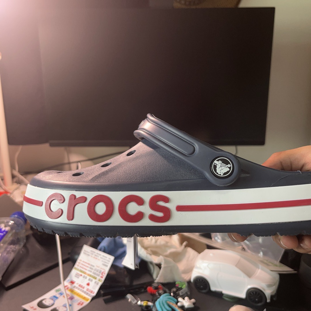custom review-Crocs Bayaband Clog Beiya Спортивные сандалии унисекс синий белый красный