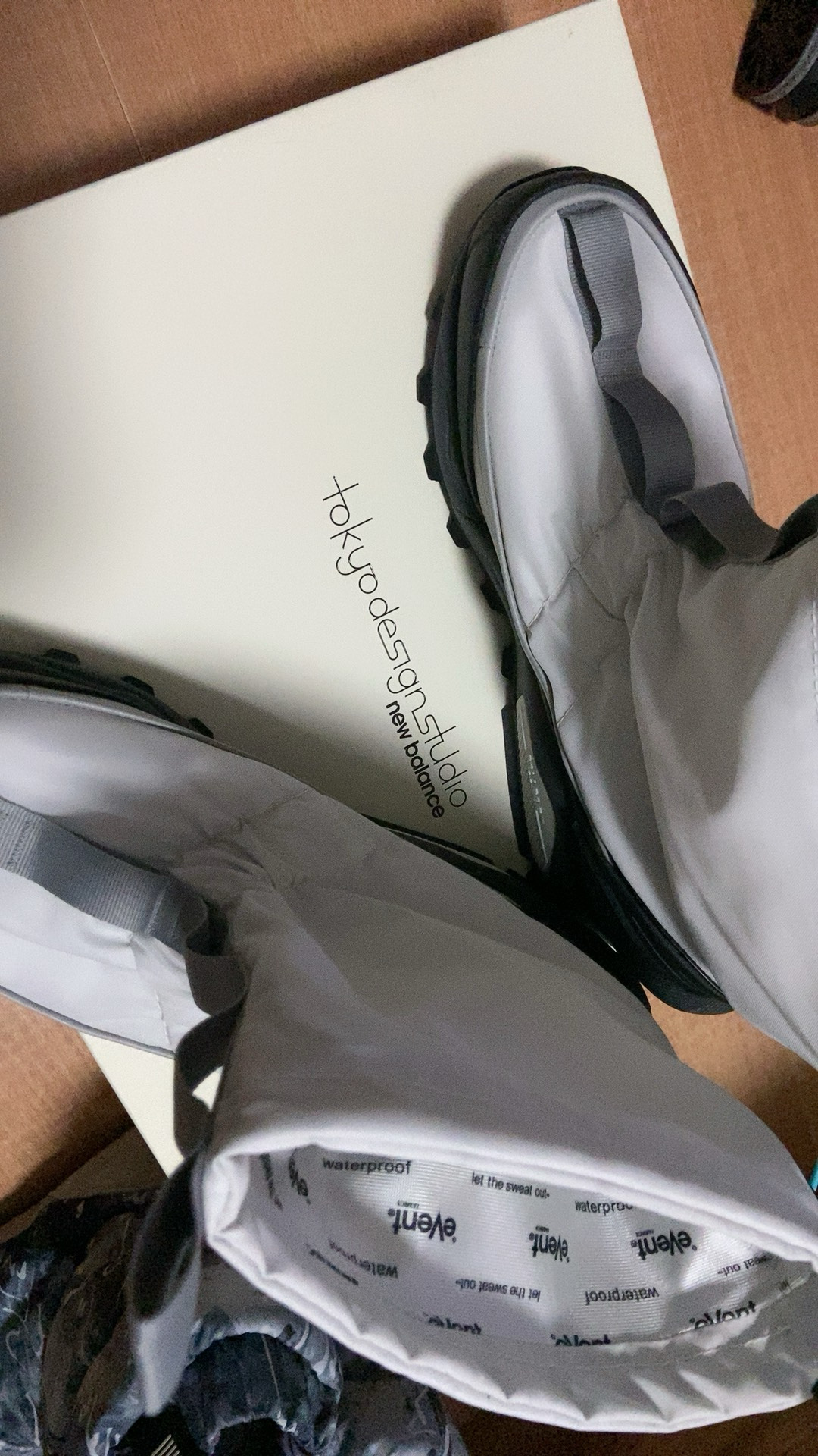 custom review-Snow Peak x New Balance NB Niobium CONCEPT Термостойкие Износостойкие Короткие Сноубутсы Унисекс Серый Белый