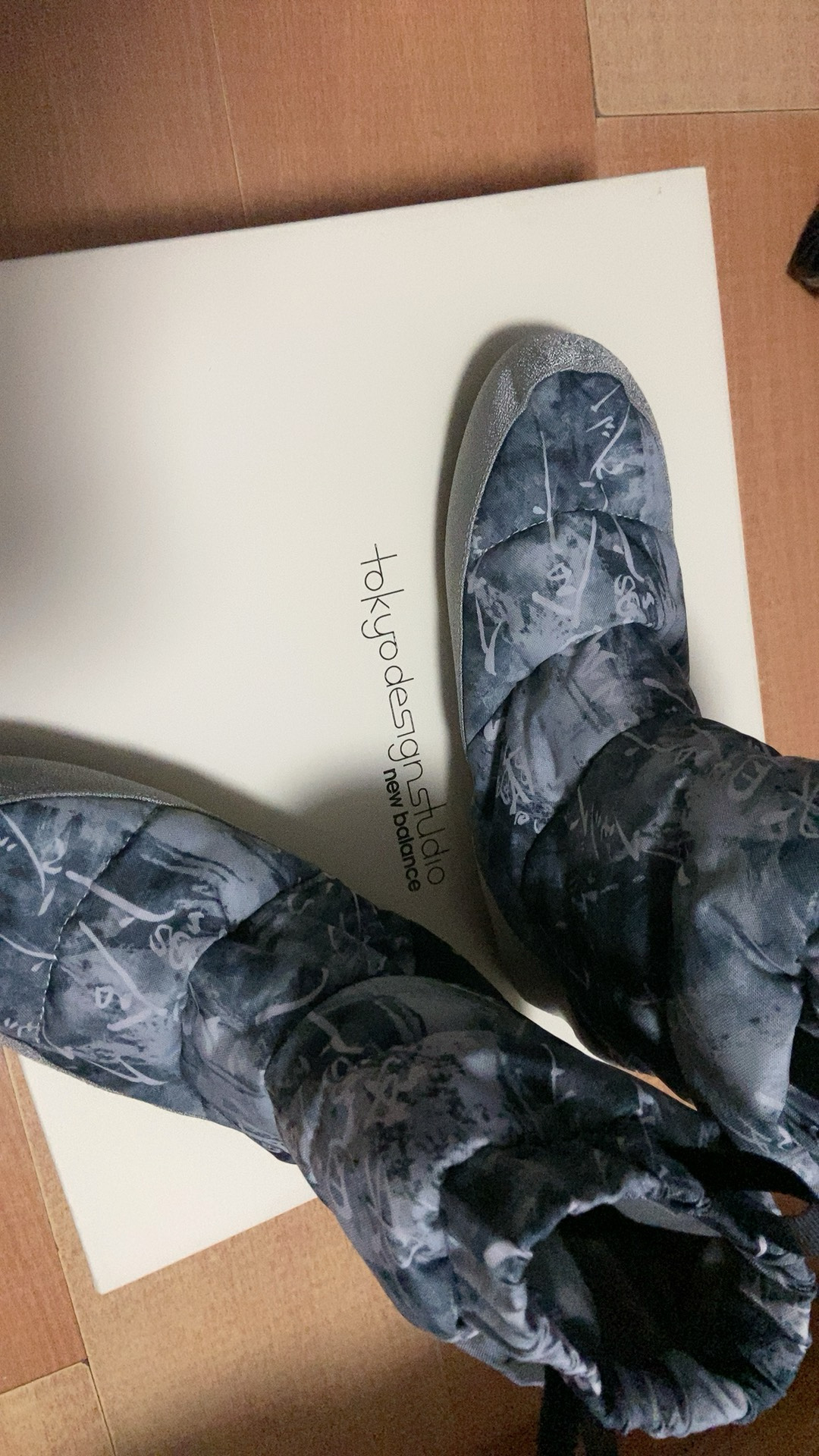 custom review-Snow Peak x New Balance NB Niobium CONCEPT Термостойкие Износостойкие Короткие Сноубутсы Унисекс Серый Белый