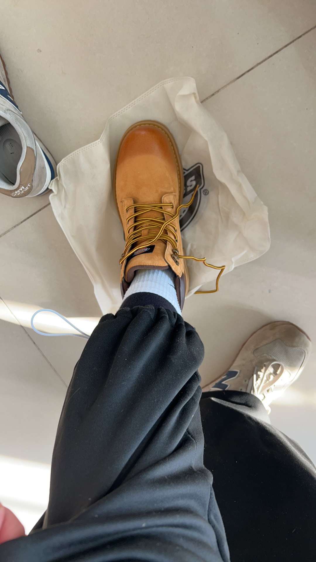 custom review-Dickies Водонепроницаемый и Износостойкий 11,5 см Аутдор Мужской Земляной Желтый