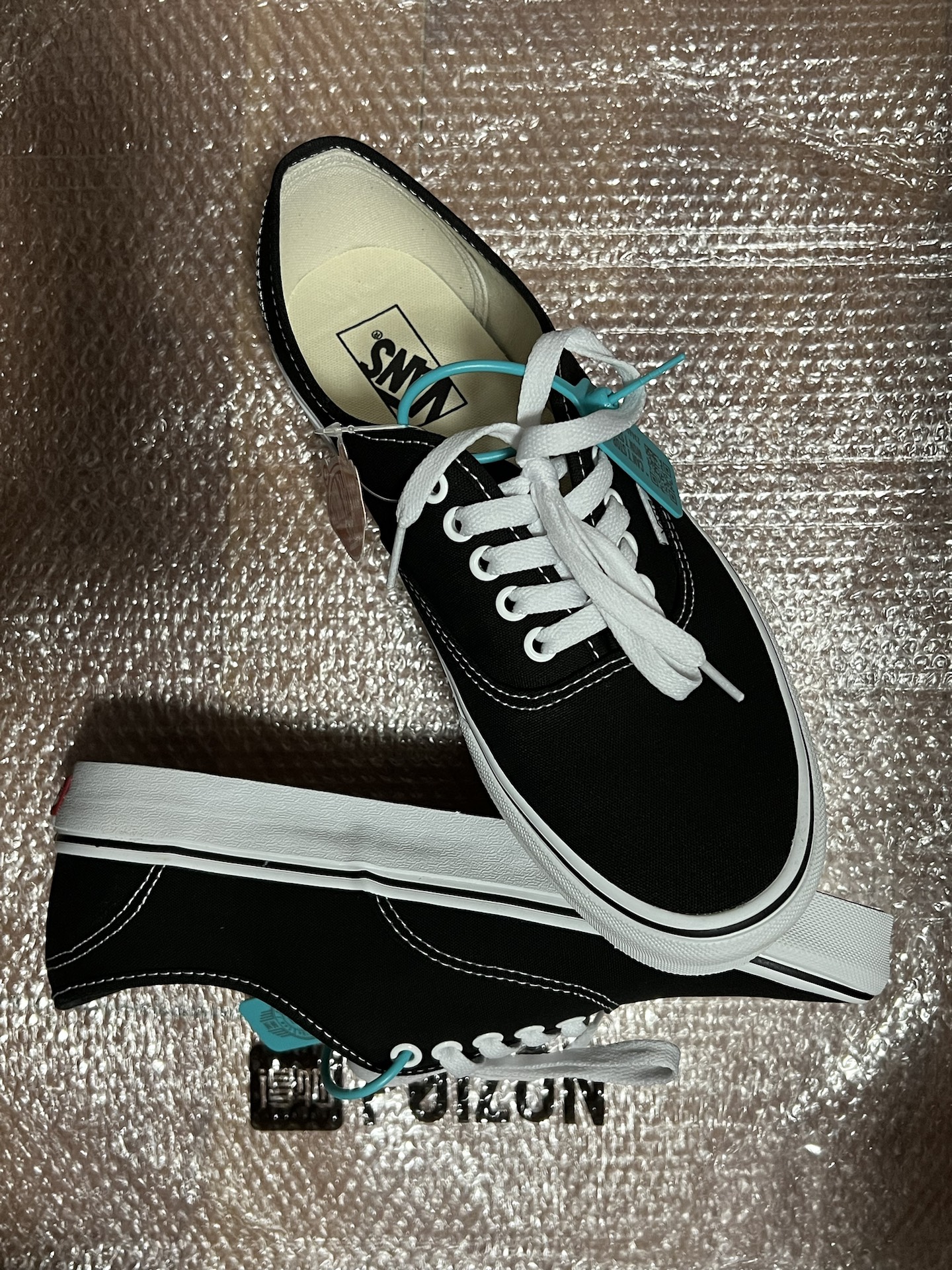 custom review-Vans Authentic Lightweight Low Топ Кеды Унисекс Черный Белый