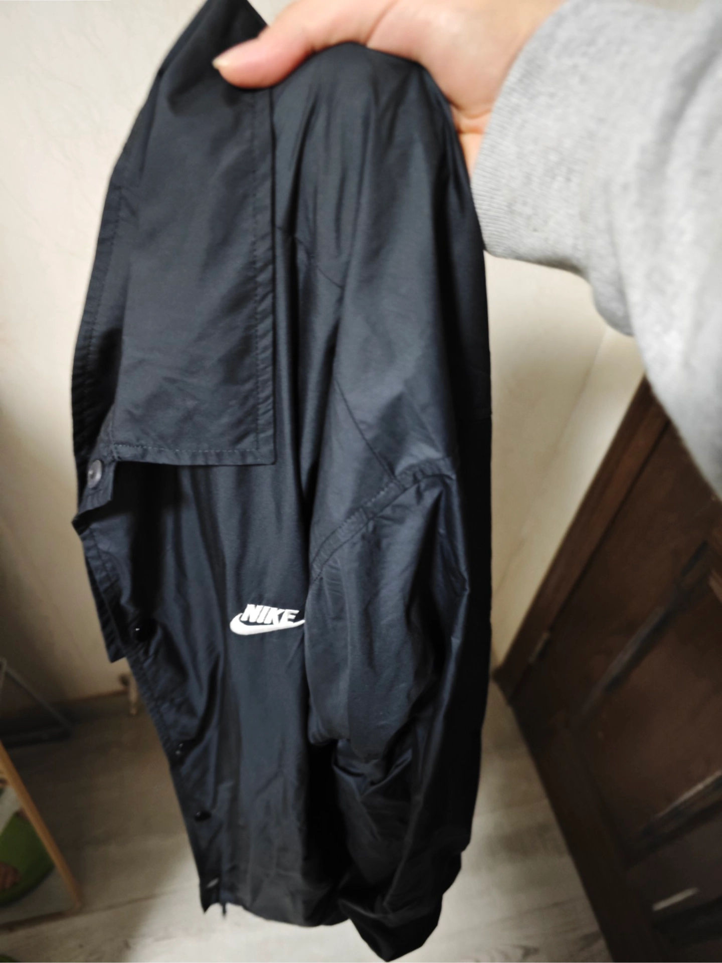 custom review-nike Клуб Куртки и Пальто Мужской Черный