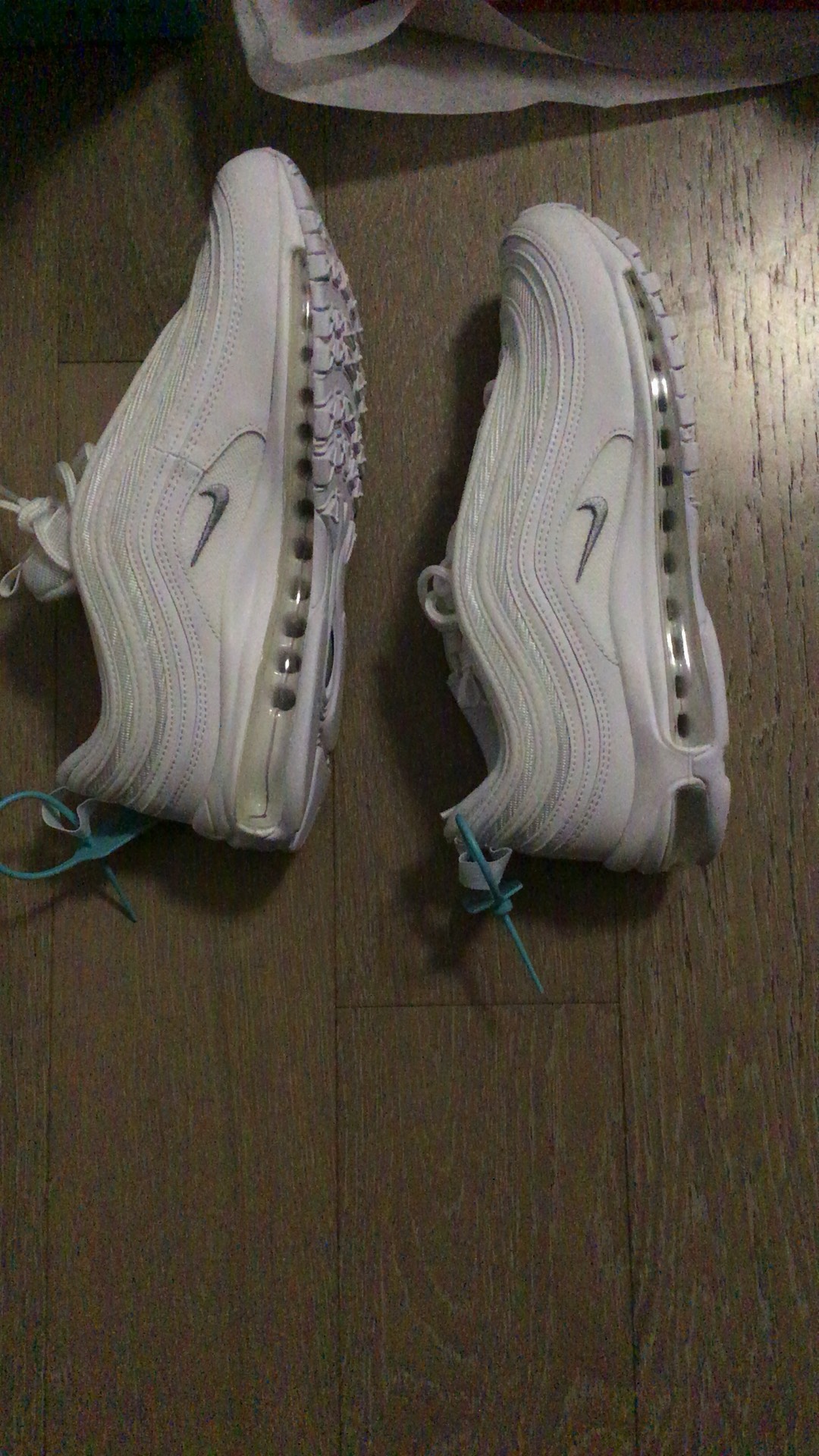 custom review-Nike Air Max 97 Амортизация Низкий Топ Беговые Кроссовки Мужские Белые
