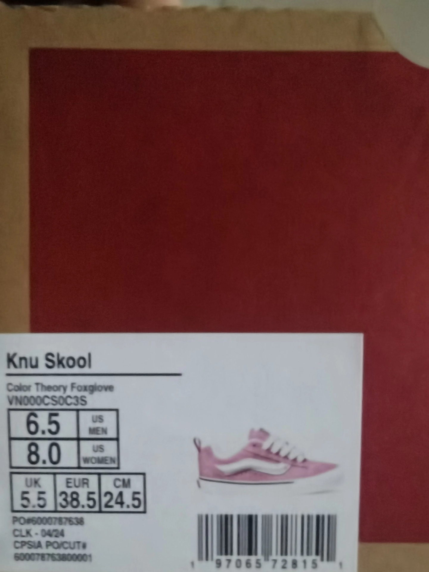custom review-Vans Knu Skool Устойчивые к истиранию низкие скейтбордические кроссовки унисекс розовые и белые
