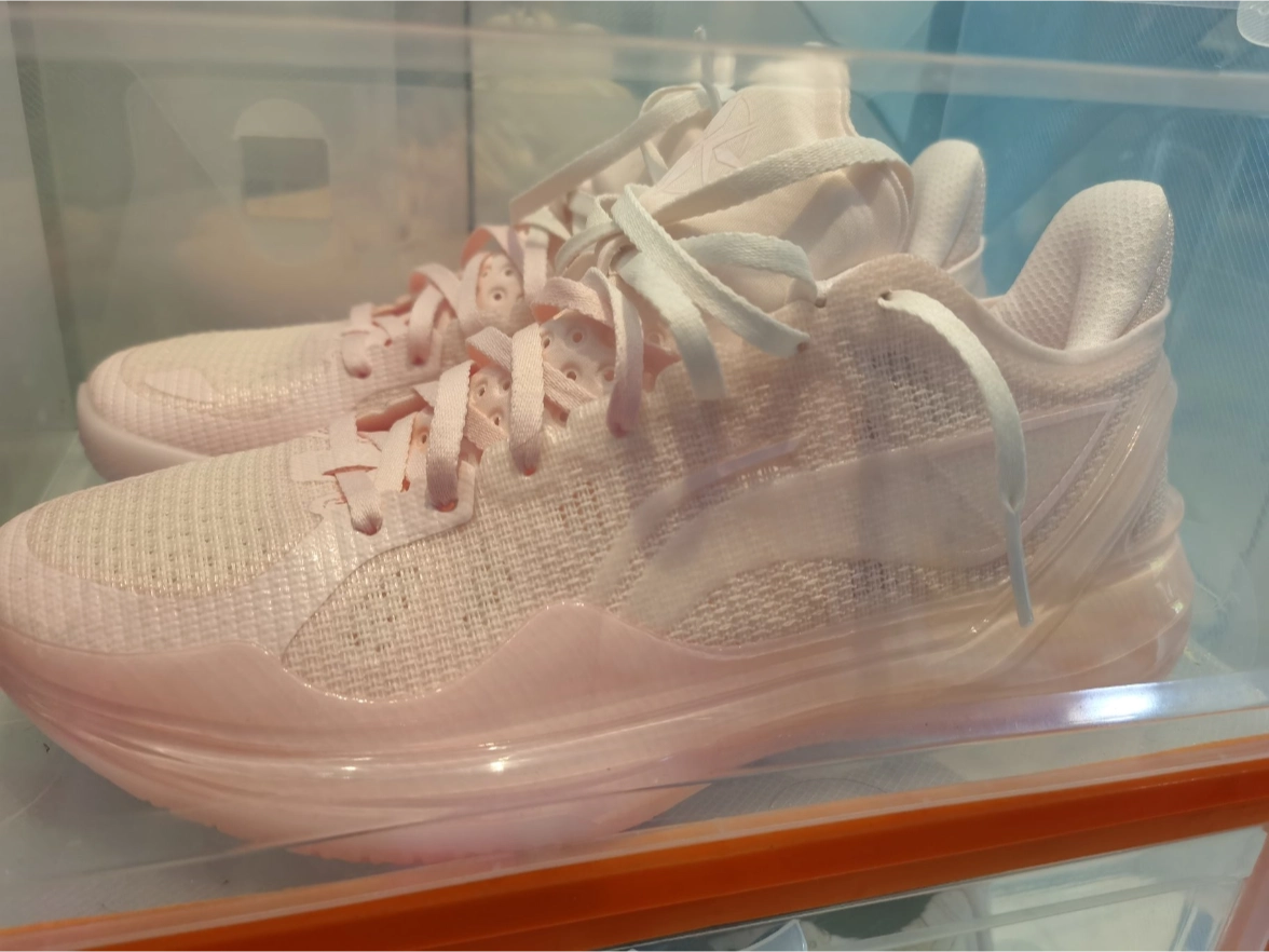 custom review-LiNing Blade 4V2 Cushioning Slip Resistant Support Lightweight Rebound Low Top Basketball Shoes Men's Pink