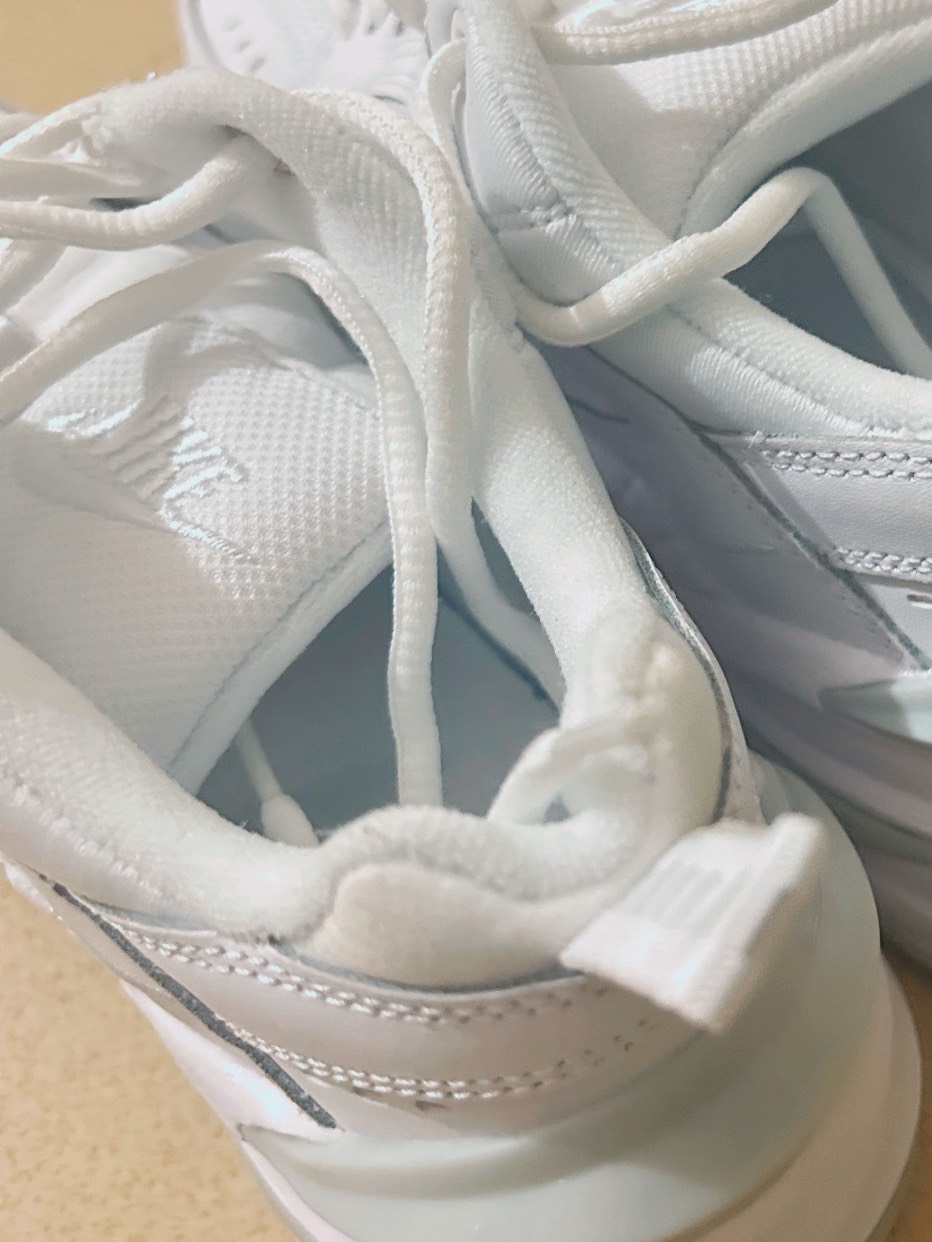 custom review-Nike M2K Tekno Белый Pure Платина Низкий Топ Кроссовки с Толстой Подошвой Женские Белые