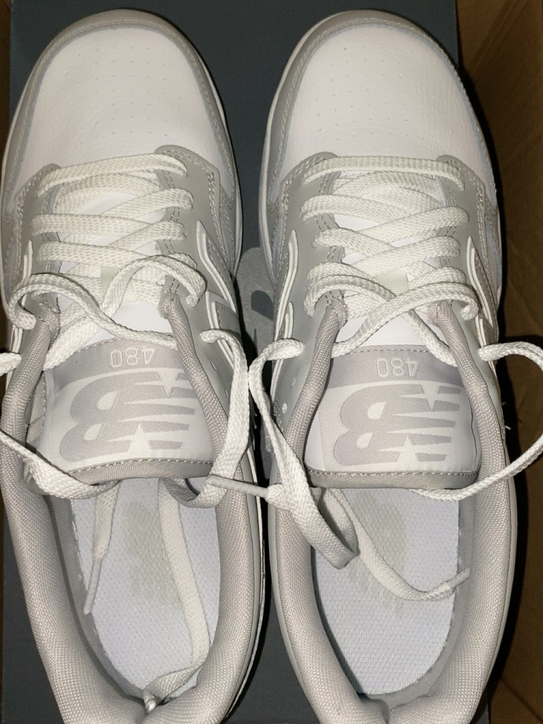 custom review-New Balance NB 480 Амортизация Износостойкие Низкие Кроссовки для скейтбординга Мужские Белые