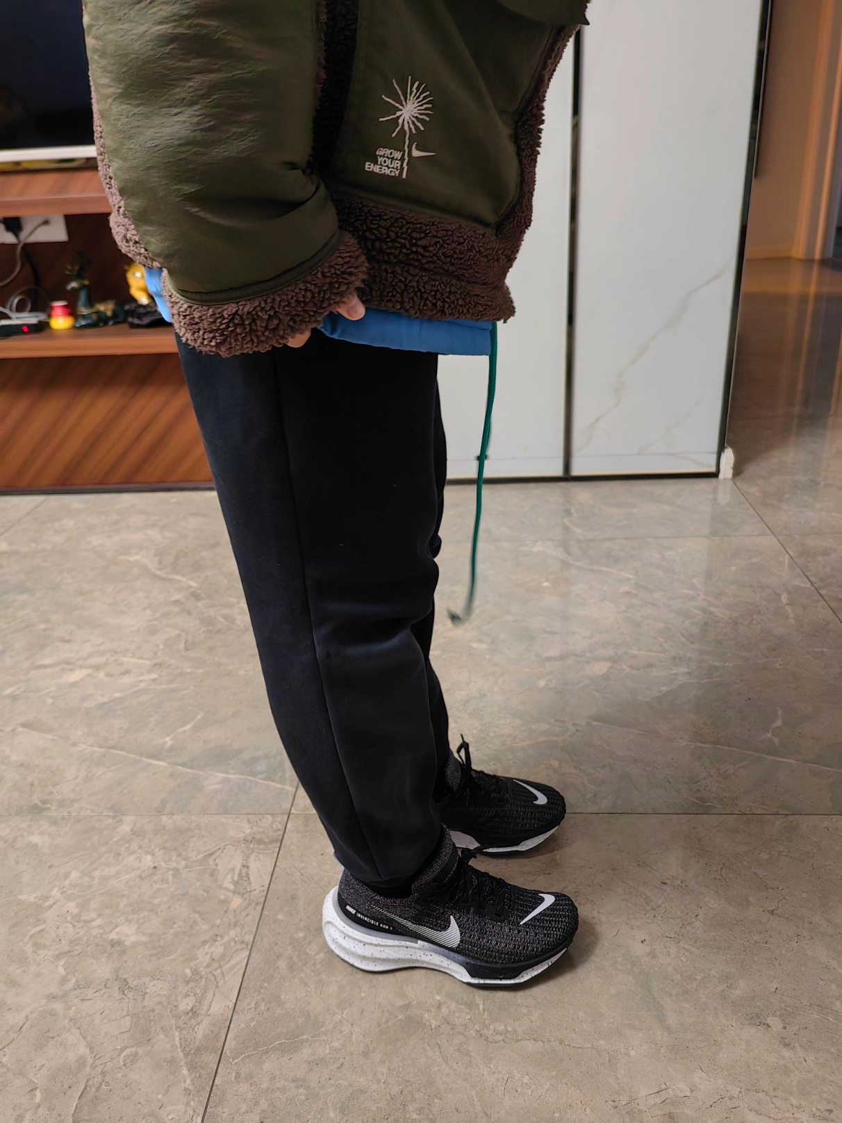 custom review-Nike Invincible 3 Амортизирующие подошва Slip-resistant Низкий топ Повседневная Обувь для тренировок и бега Мужской Черный