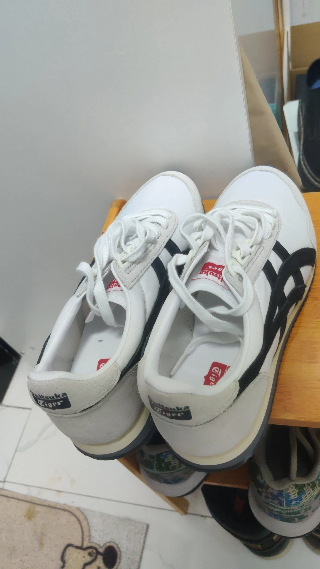 custom review-Onitsuka Tiger Dualio Low Black White