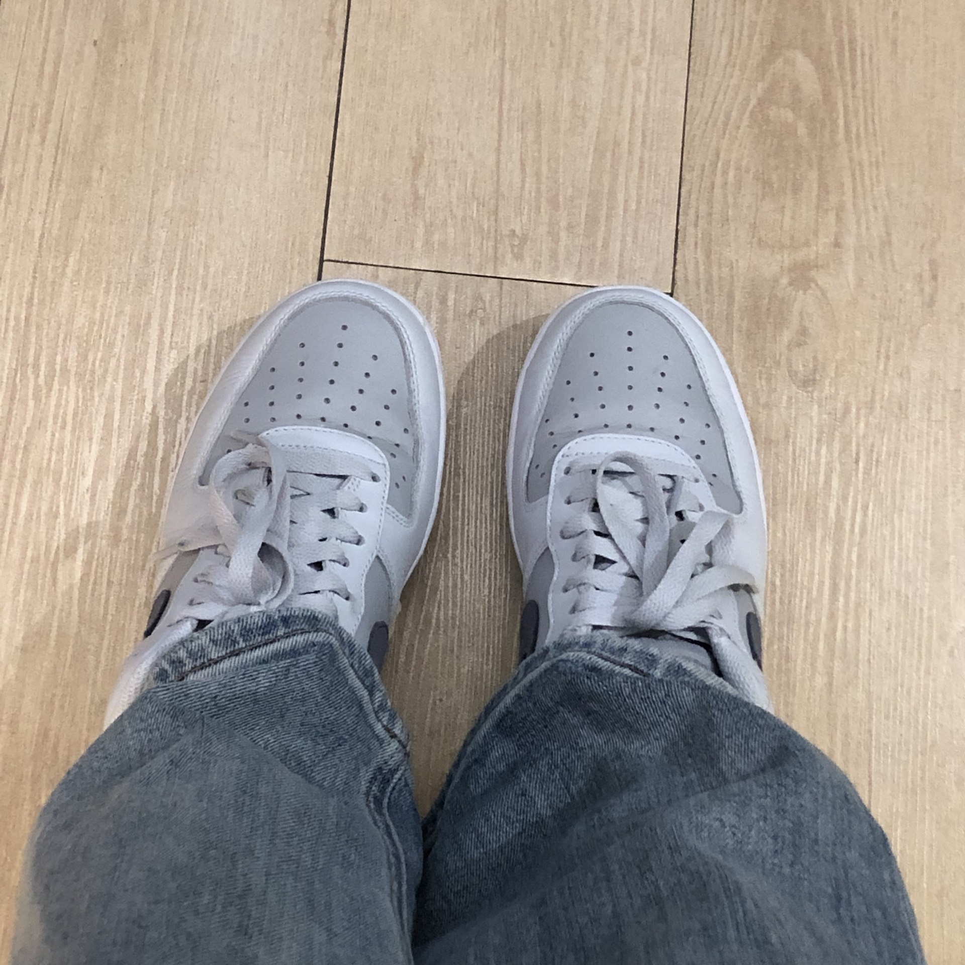 custom review-Nike Air FORCE 1 '07 LV8 Low Топ Скейтборд Кроссовки Мужские Серые