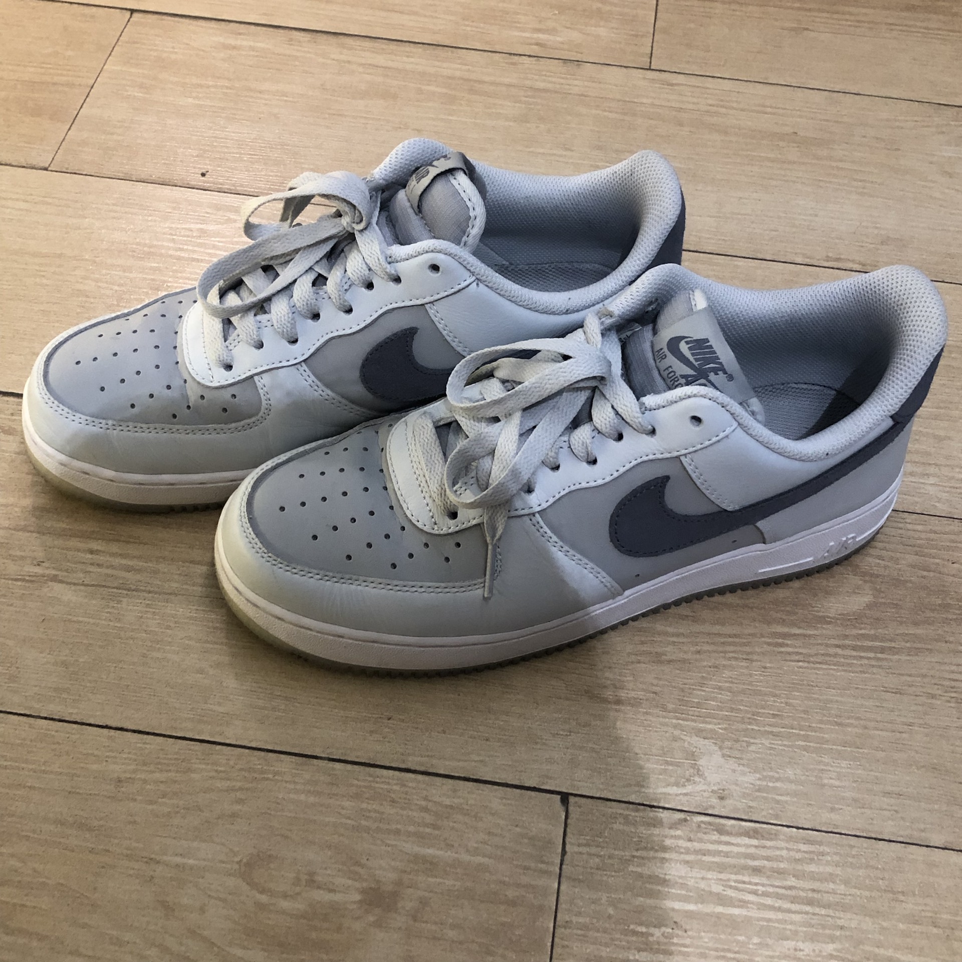 custom review-Nike Air FORCE 1 '07 LV8 Low Топ Скейтборд Кроссовки Мужские Серые