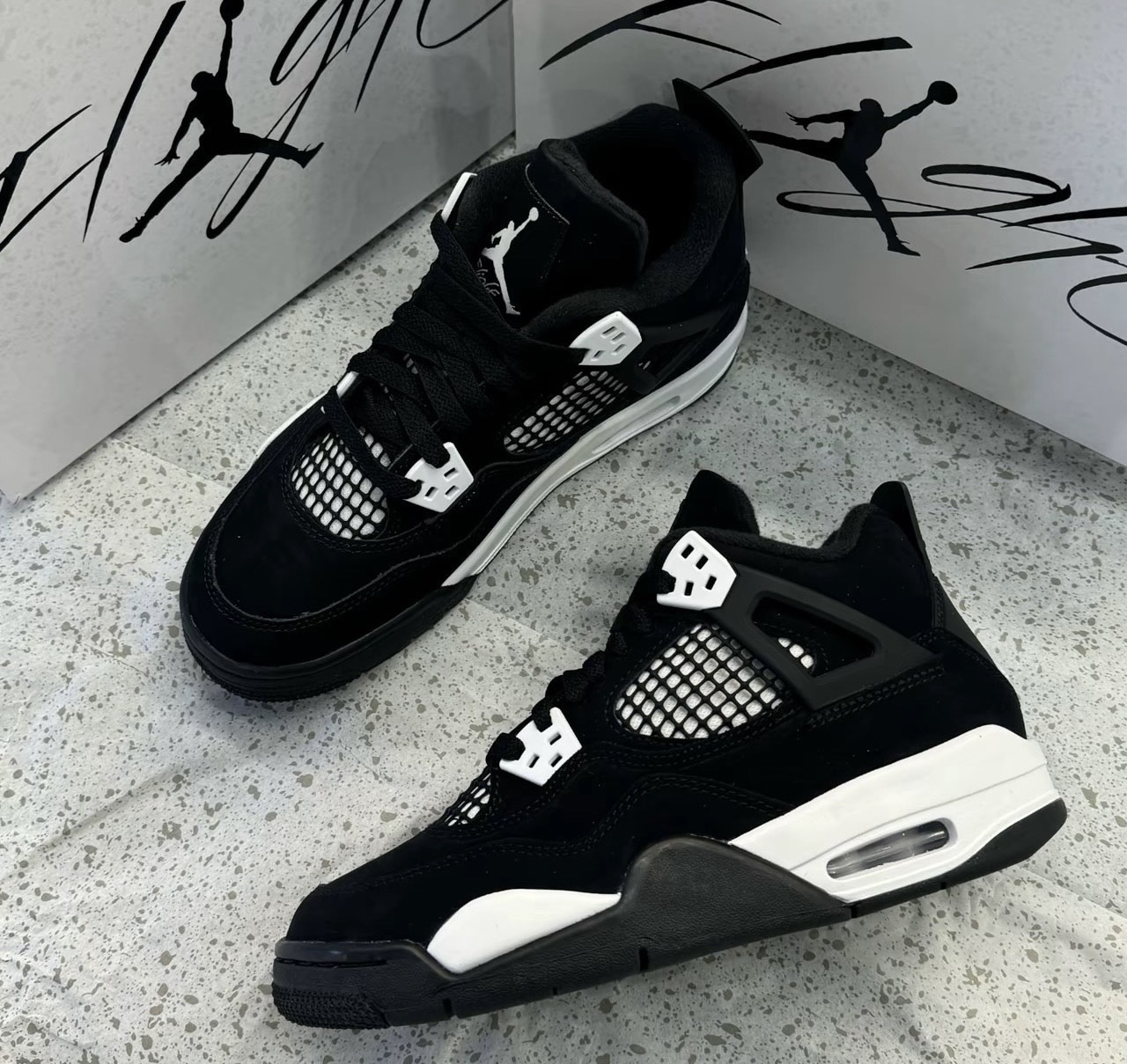 custom review-Jordan 4 Retro White Thunder GS