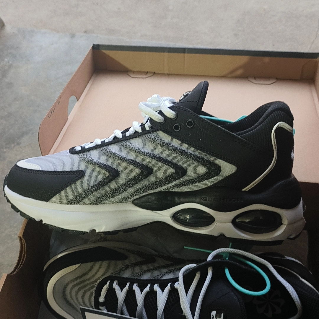 custom review-Nike Air Max TW Аbrasion Resistant Низкий Топ Повседневный Городской Коммутирование Беговые кроссовки Мужской Черно-белая панда