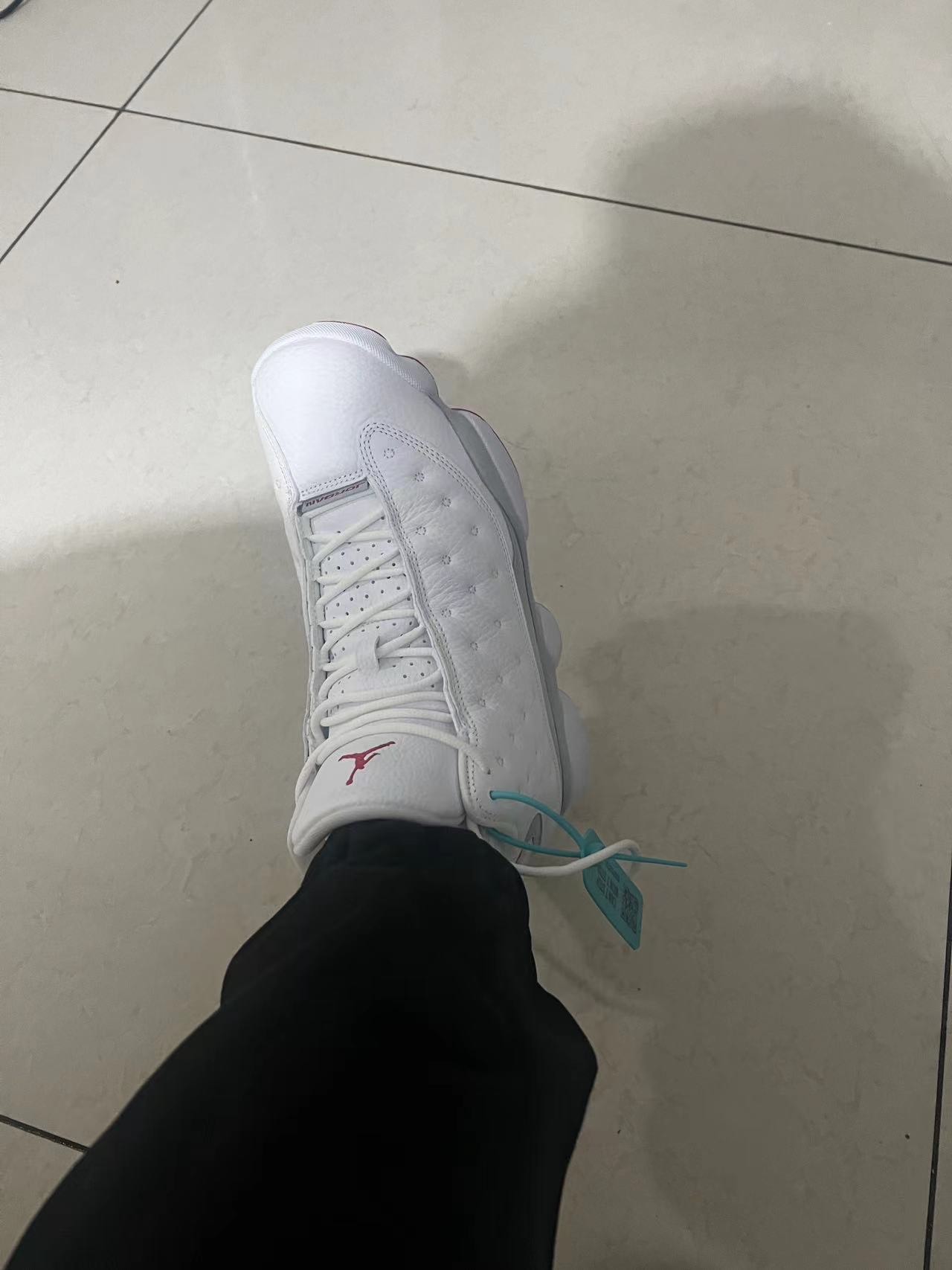 custom review-Jordan Air Jordan 13 'Волк GREY' MID Топ Винтажные баскетбольные кроссовки Мужской Белый Серый