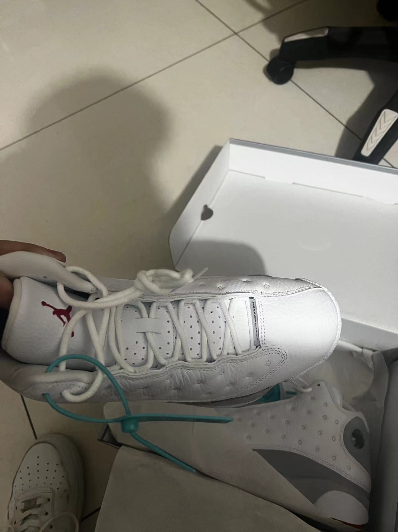 custom review-Jordan Air Jordan 13 'Волк GREY' MID Топ Винтажные баскетбольные кроссовки Мужской Белый Серый