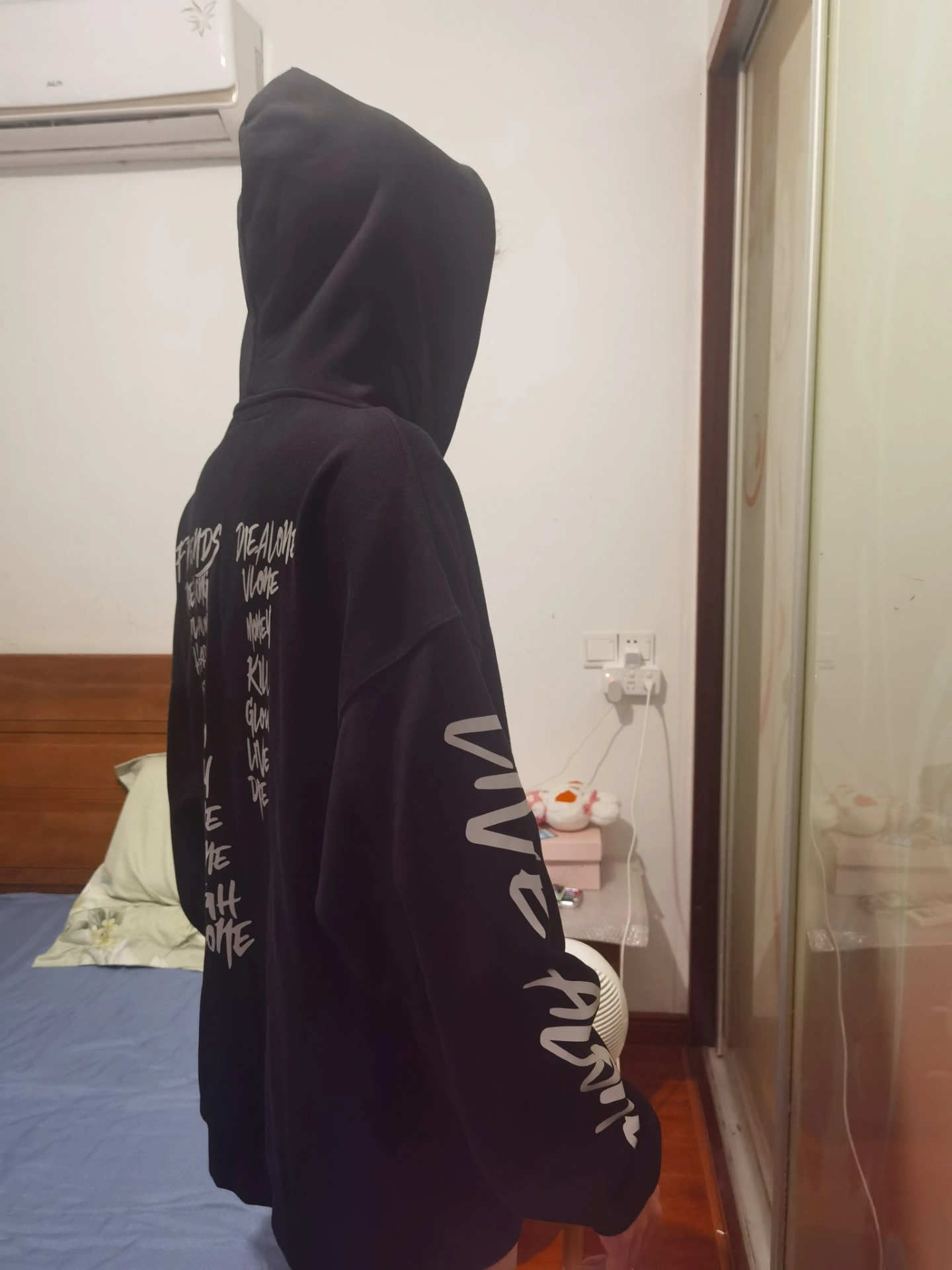 custom review-VLONE Loose Fit Zipper Hoodie Unisex
