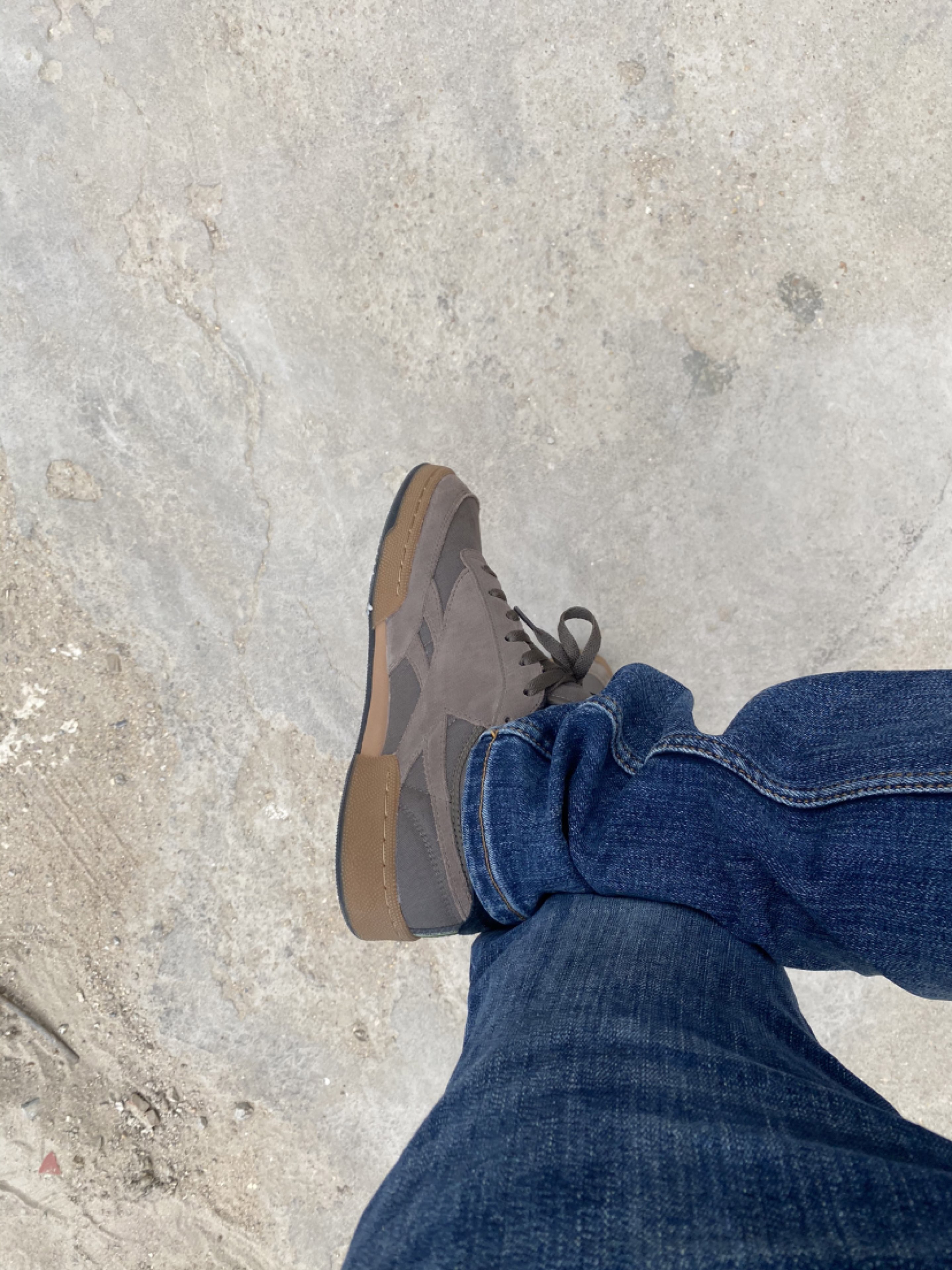 custom review-Reebok Club C Coating Balance Low Top Скейтборд Кроссовки Мужские Умбра