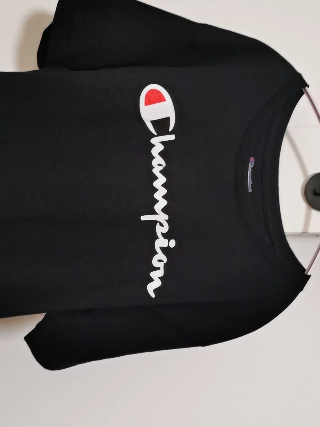 custom review-Champion T-Shirt US Version Unisex Black Чемпион T-Shirt США Унисекс Черный