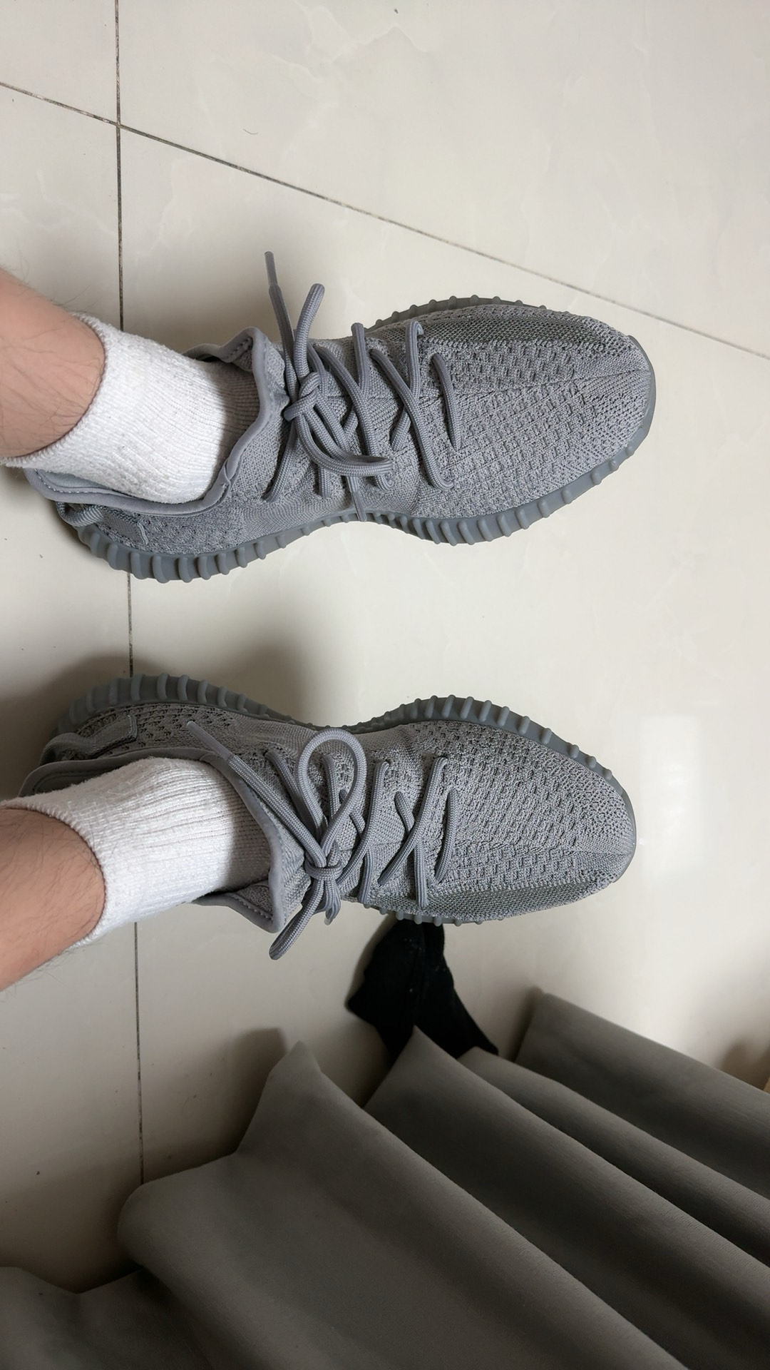custom review-Adidas Originals Yeezy Boost 350 V2 Low Топ Casual Унисекс Серый
