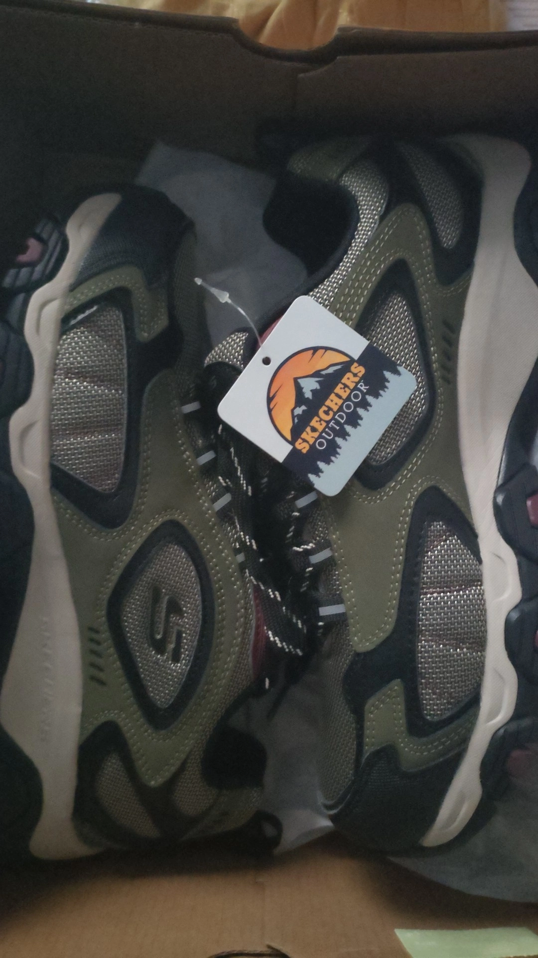 custom review-Skechers На открытом воздухе Текстиль Синтетическая кожа Коровья кожа спилок