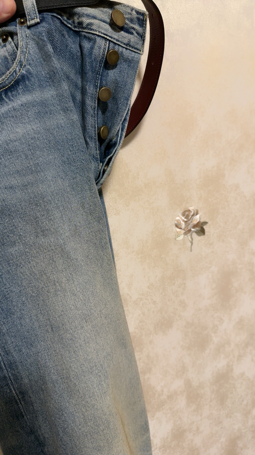 custom review-Fear of God ESSENTIALS Джинсы Унисекс Blue