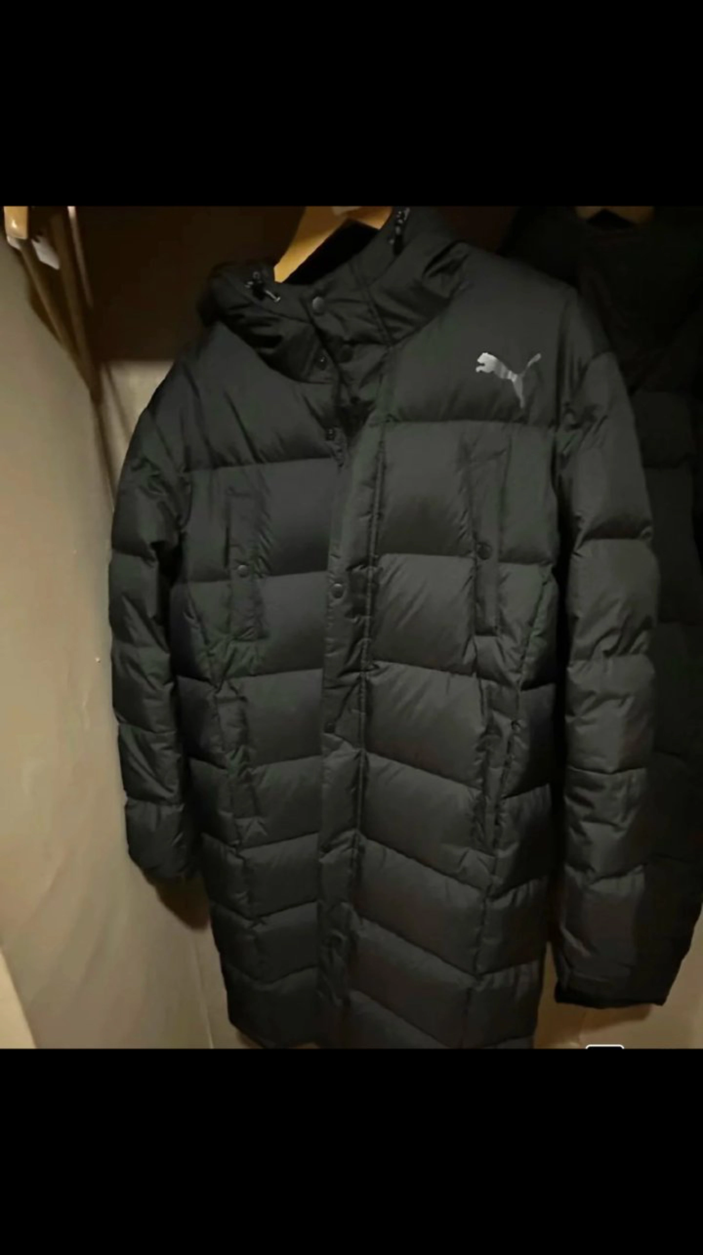custom review-PUMA Пуховик Утолщенный Мужской Черный
