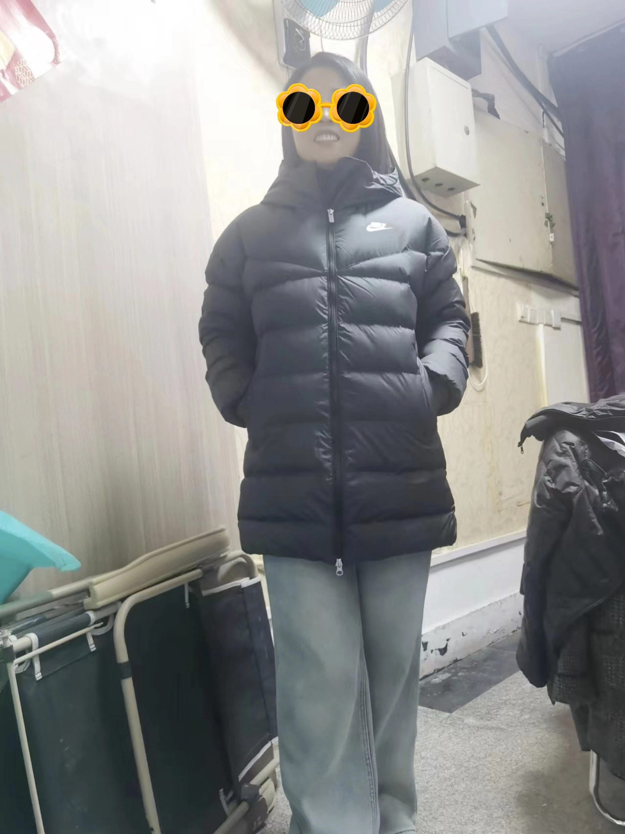 custom review-Nike Пуховик Мужской Темно-коричневый