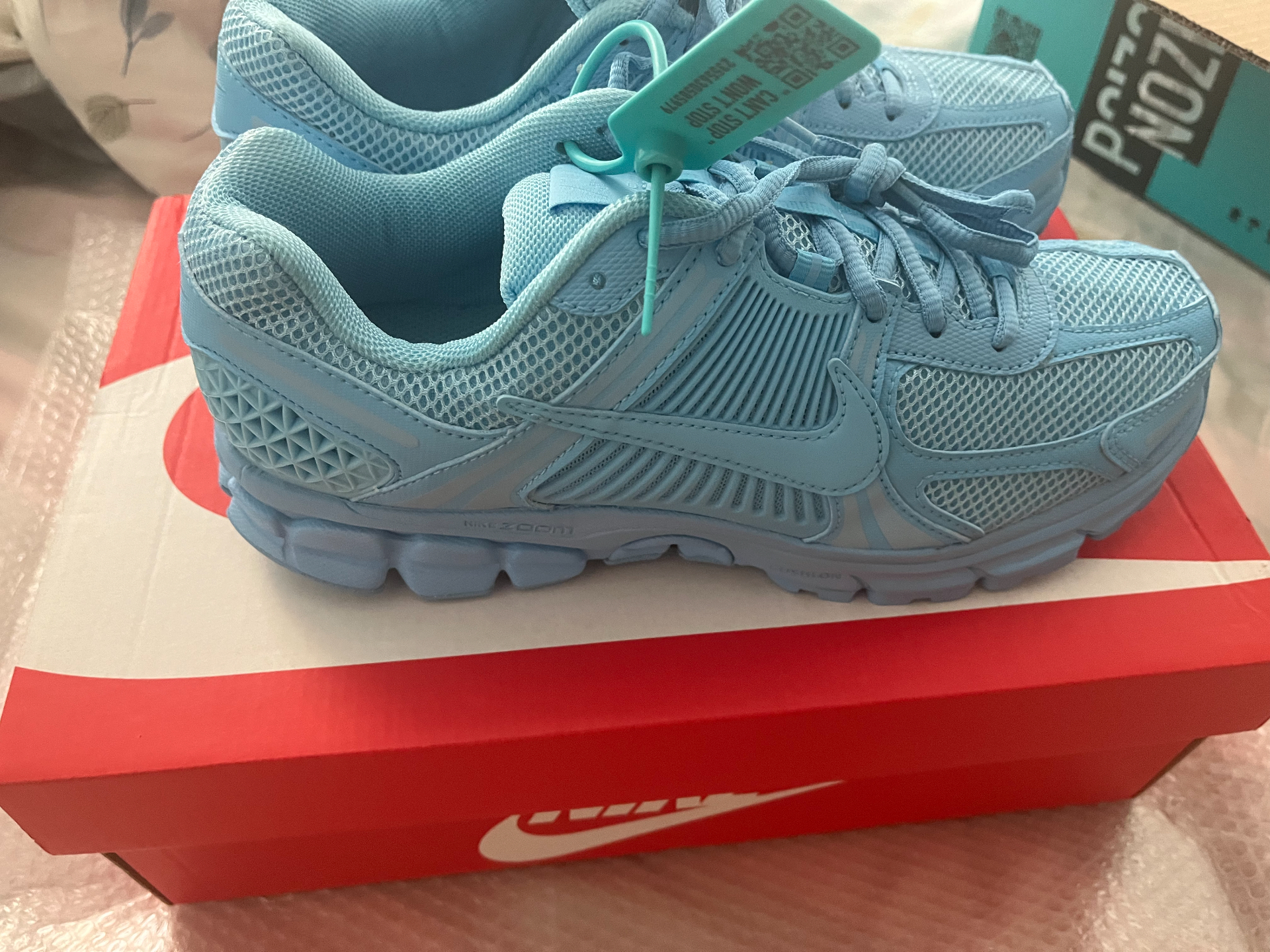 custom review-Nike Air Zoom Vomero 5 Устойчивый к истиранию Низкий Топ Повседневный Тренировки Городской Коммутирование Беговые кроссовки Мужской Синий