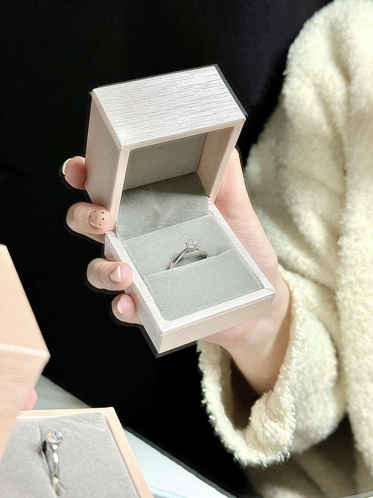 520惊喜收到闪耀大钻戒💍