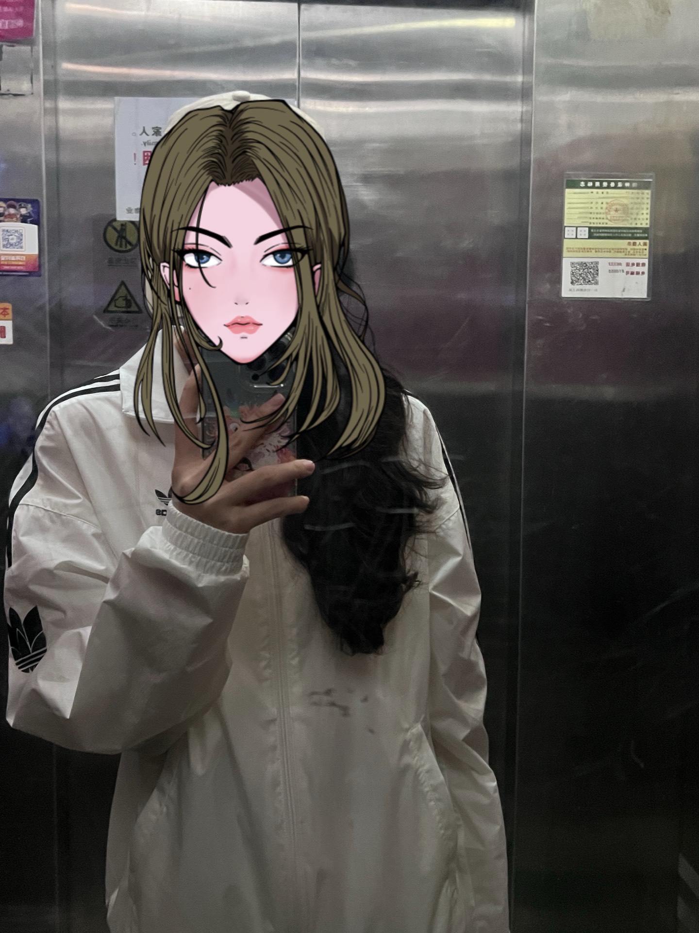 custom review-Adidas Originals RETRO TREFOIL Куртки и Пальто Унисекс Bright White