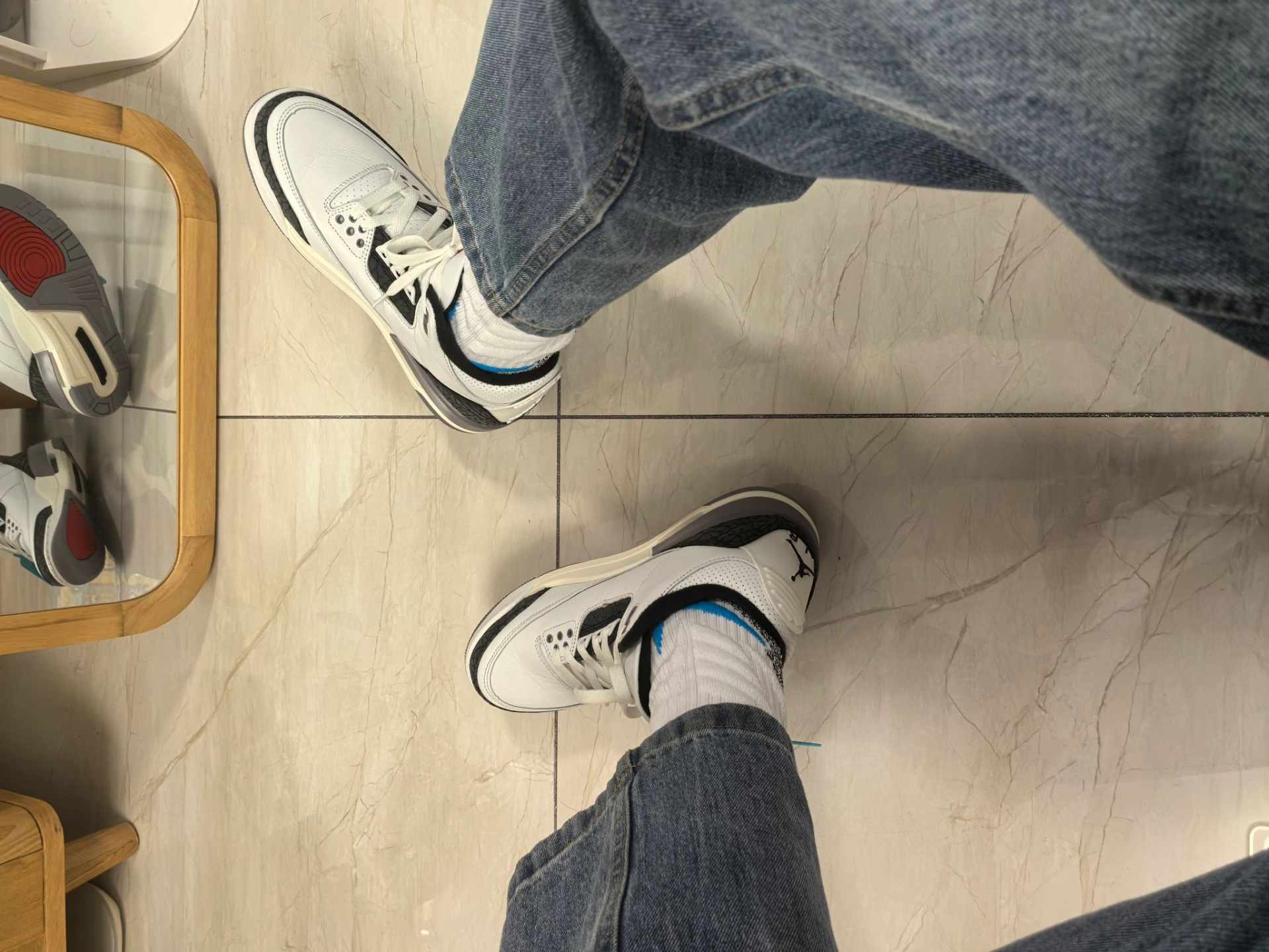 custom review-Air Jordan 3 Retro 'Cement Grey'
