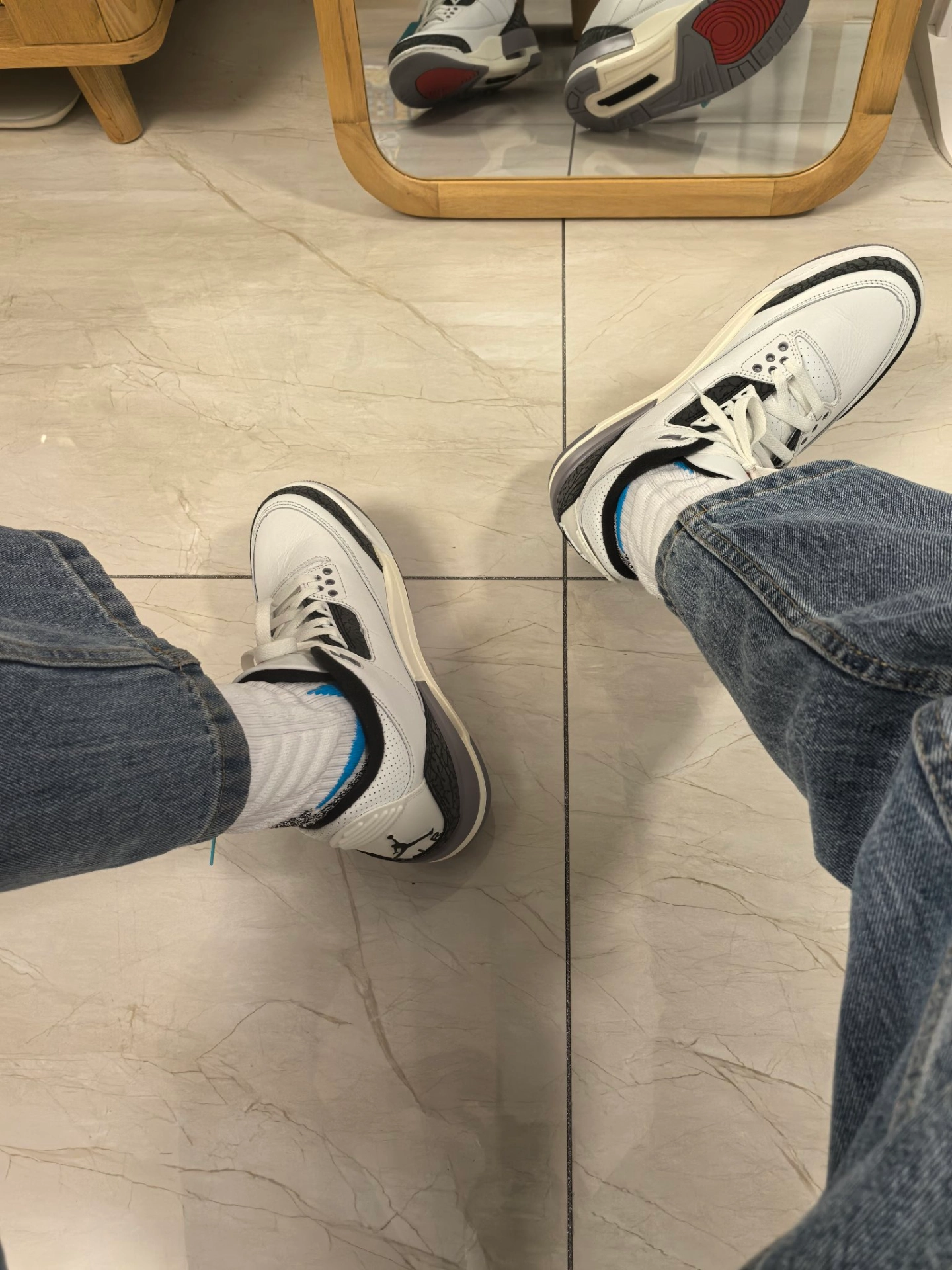 custom review-Air Jordan 3 Retro 'Cement Grey'