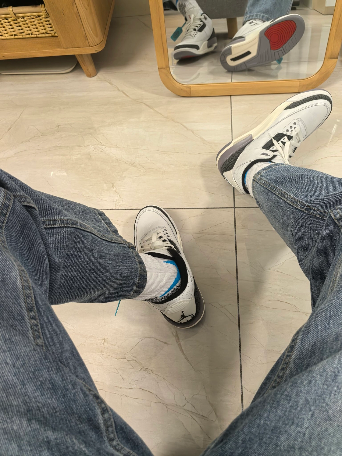custom review-Air Jordan 3 Retro 'Cement Grey'