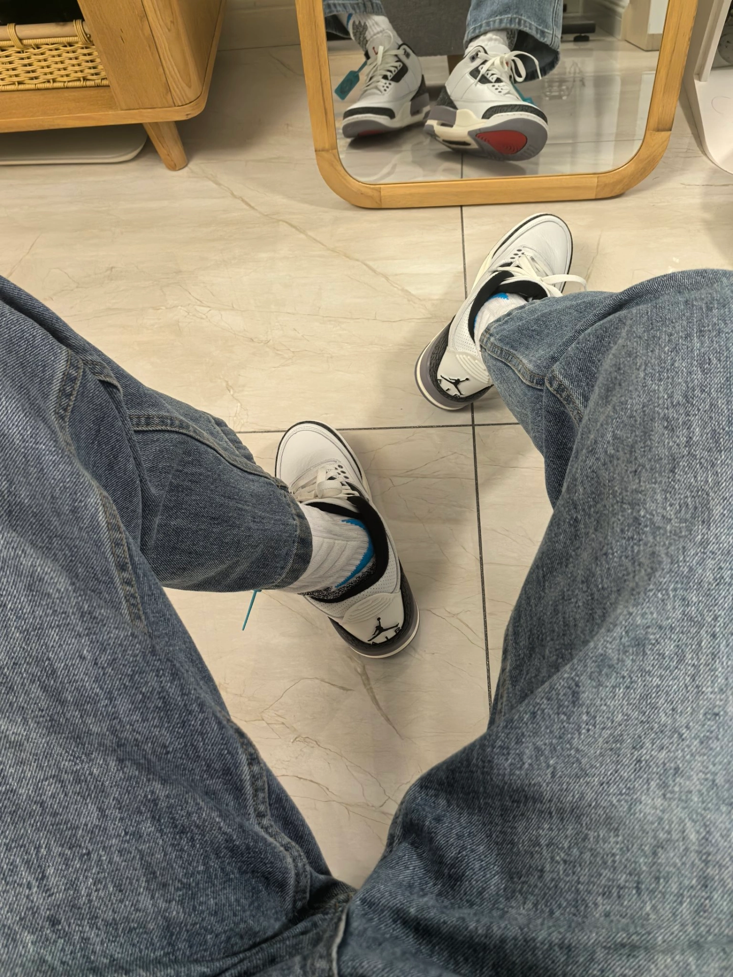 custom review-Air Jordan 3 Retro 'Cement Grey'
