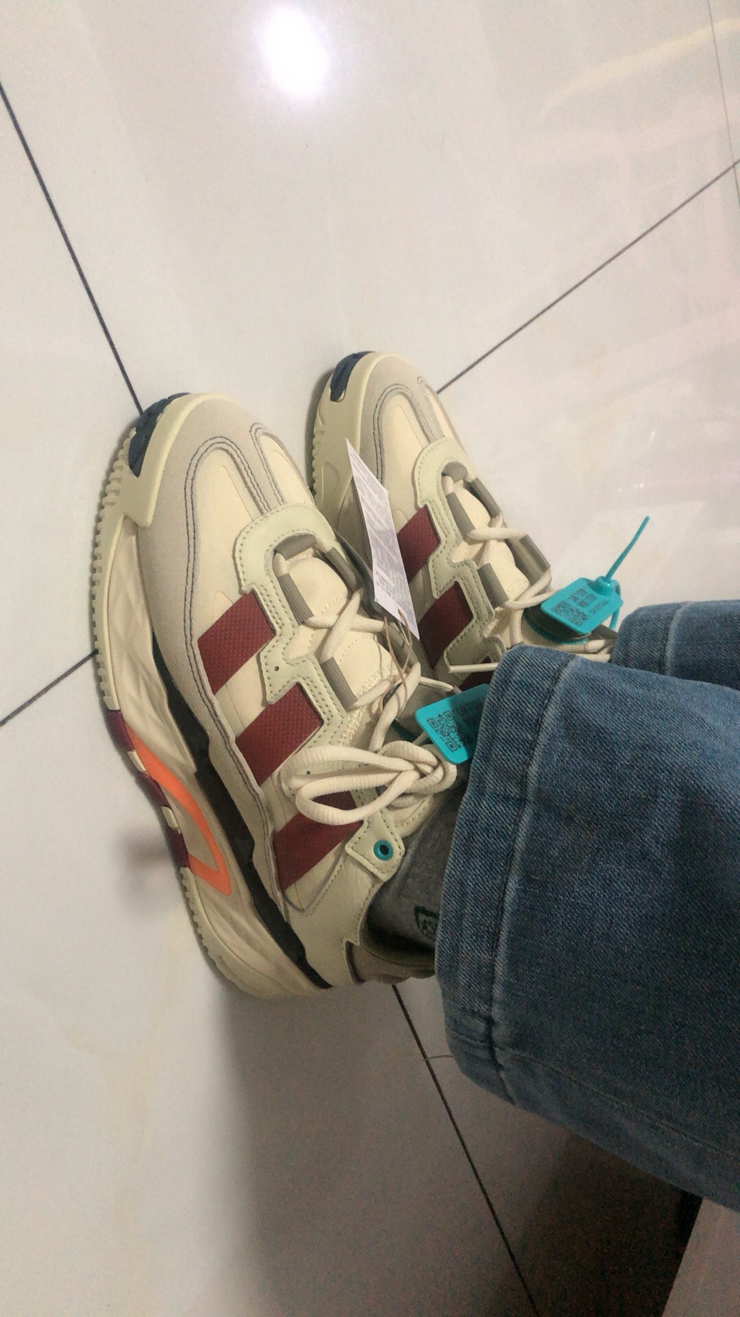 custom review-Adidas Originals Niteball 1,0 Slip-Resistant Abrasion-Resistant Low Top Casual Shoes Unisex Beige Umber