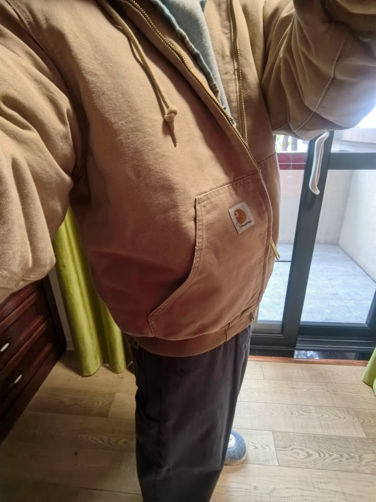 custom review-Carhartt WIP Active FW24 OG Куртка Зимняя Куртка Унисекс Хаки