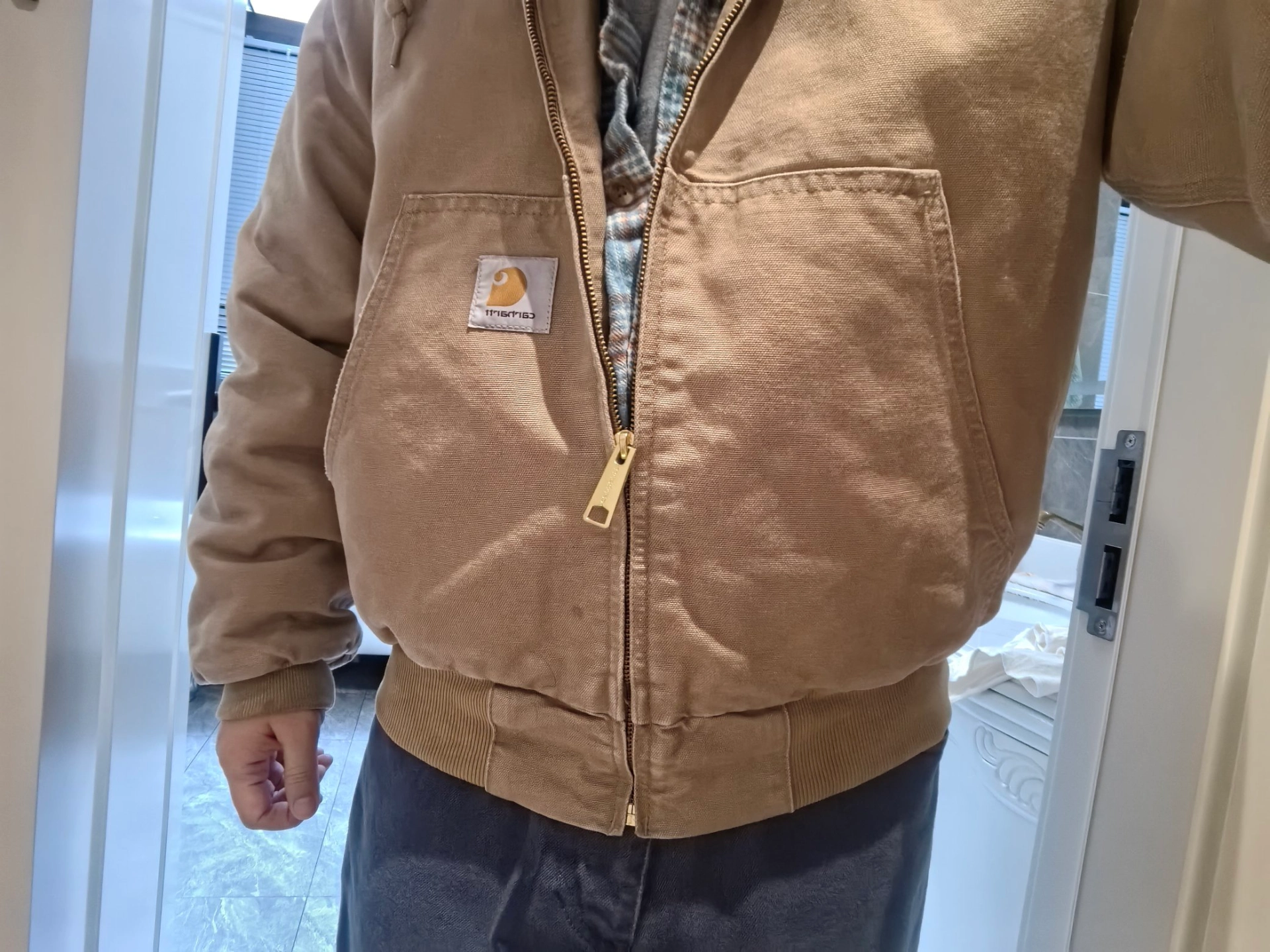 custom review-Carhartt WIP Active FW24 OG Куртка Зимняя Куртка Унисекс Хаки