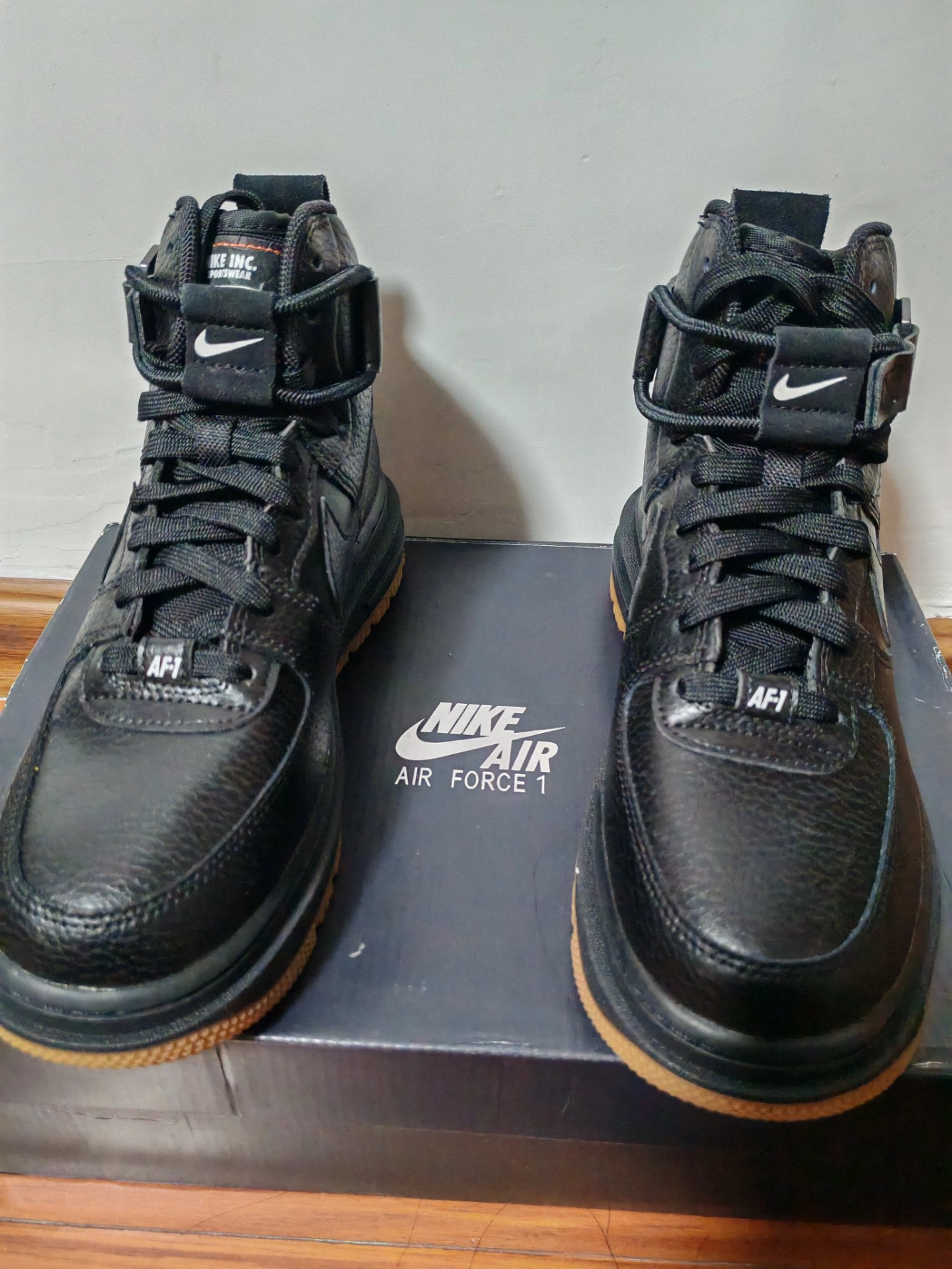 custom review-Nike Air Force 1 Utility 2,0 'Черный Gum' Покрытие противоскользящее устойчивое к истиранию легкий высокий топ