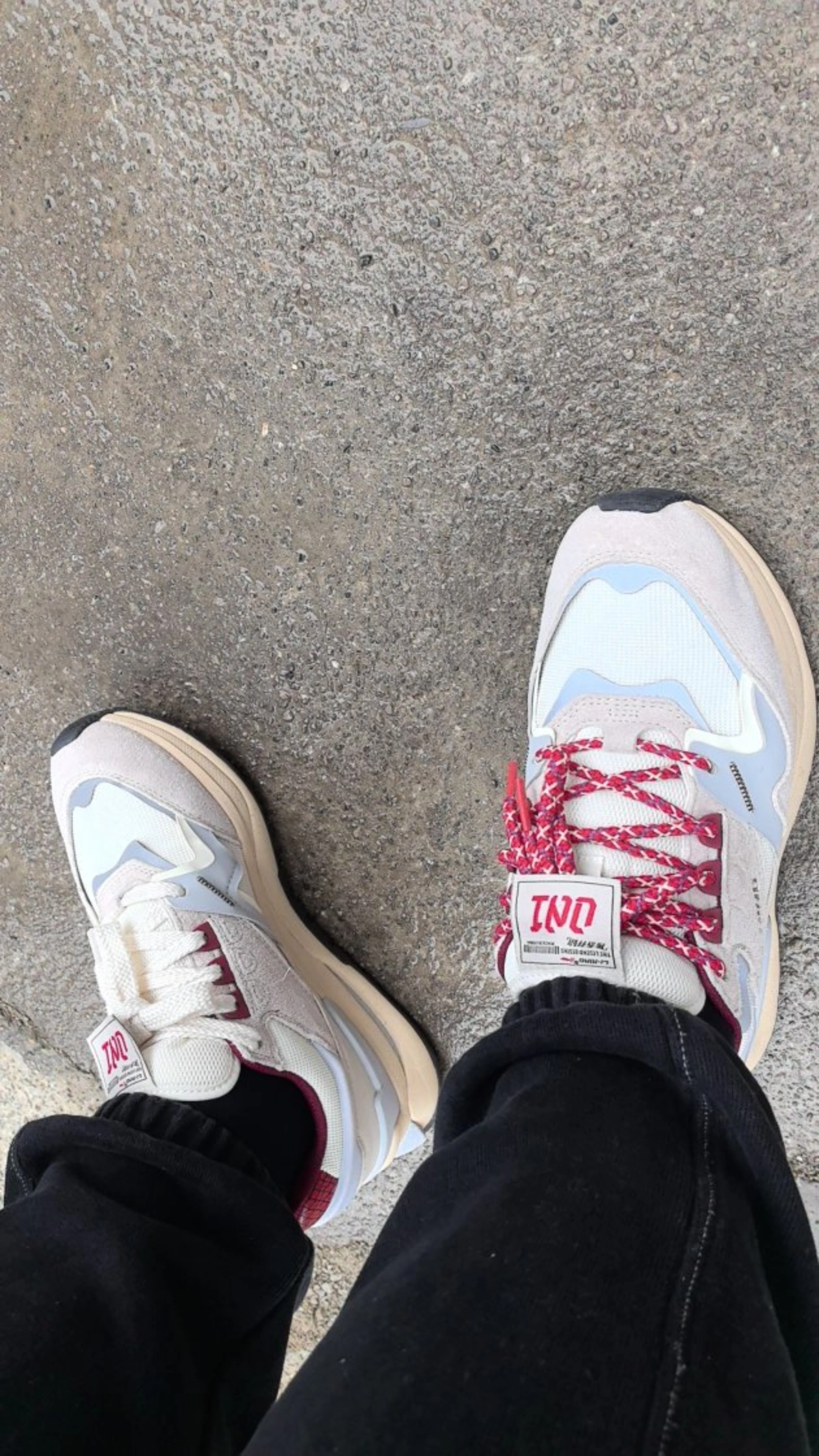 custom review-LINING 001 Innocence V2 Casual Low Top Gray Men's