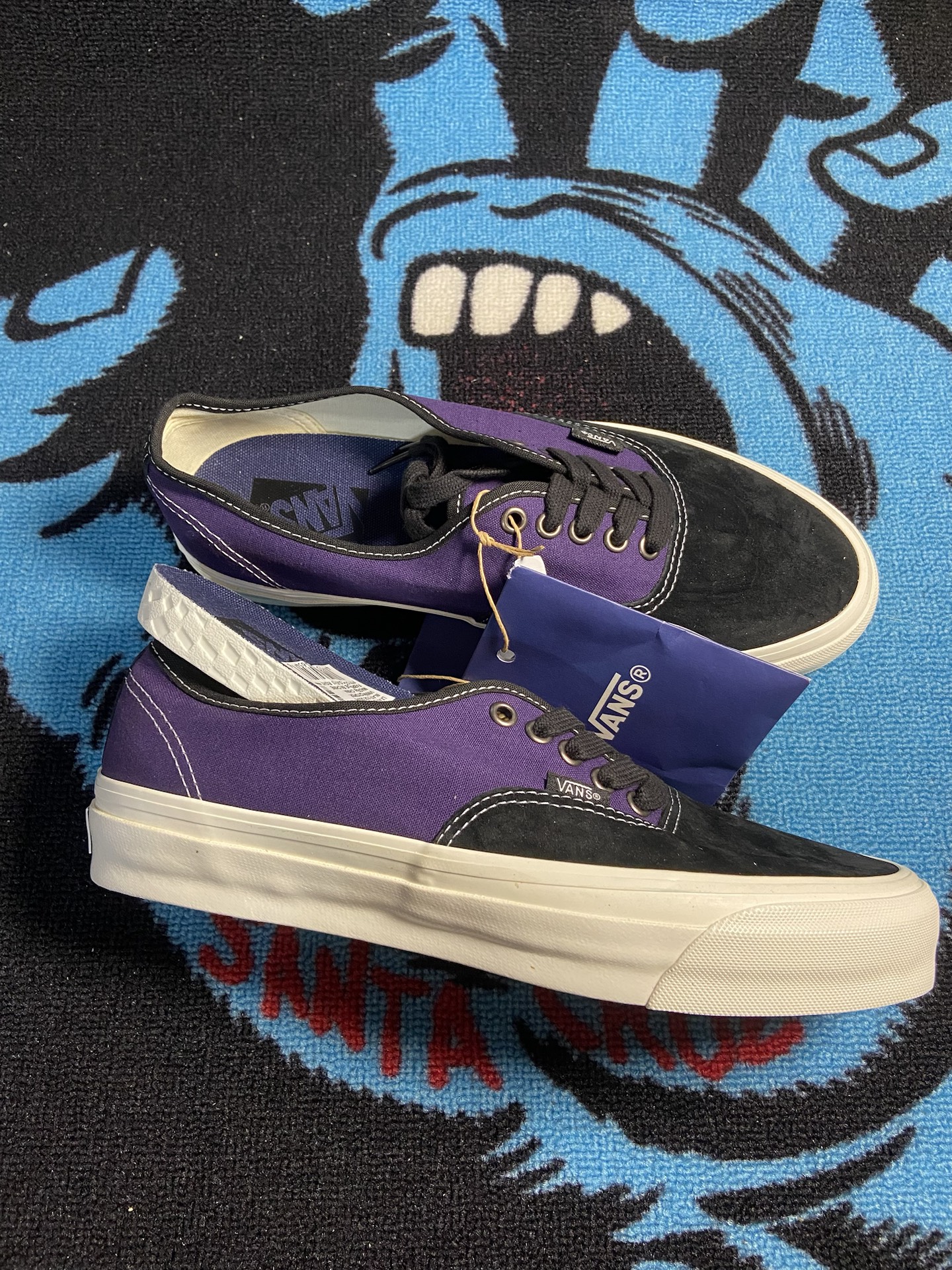 vans premium authentic黑紫