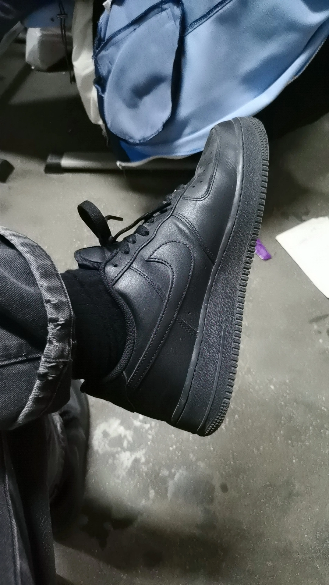 custom review-Nike Air Force 1 
07 
Triple Black
