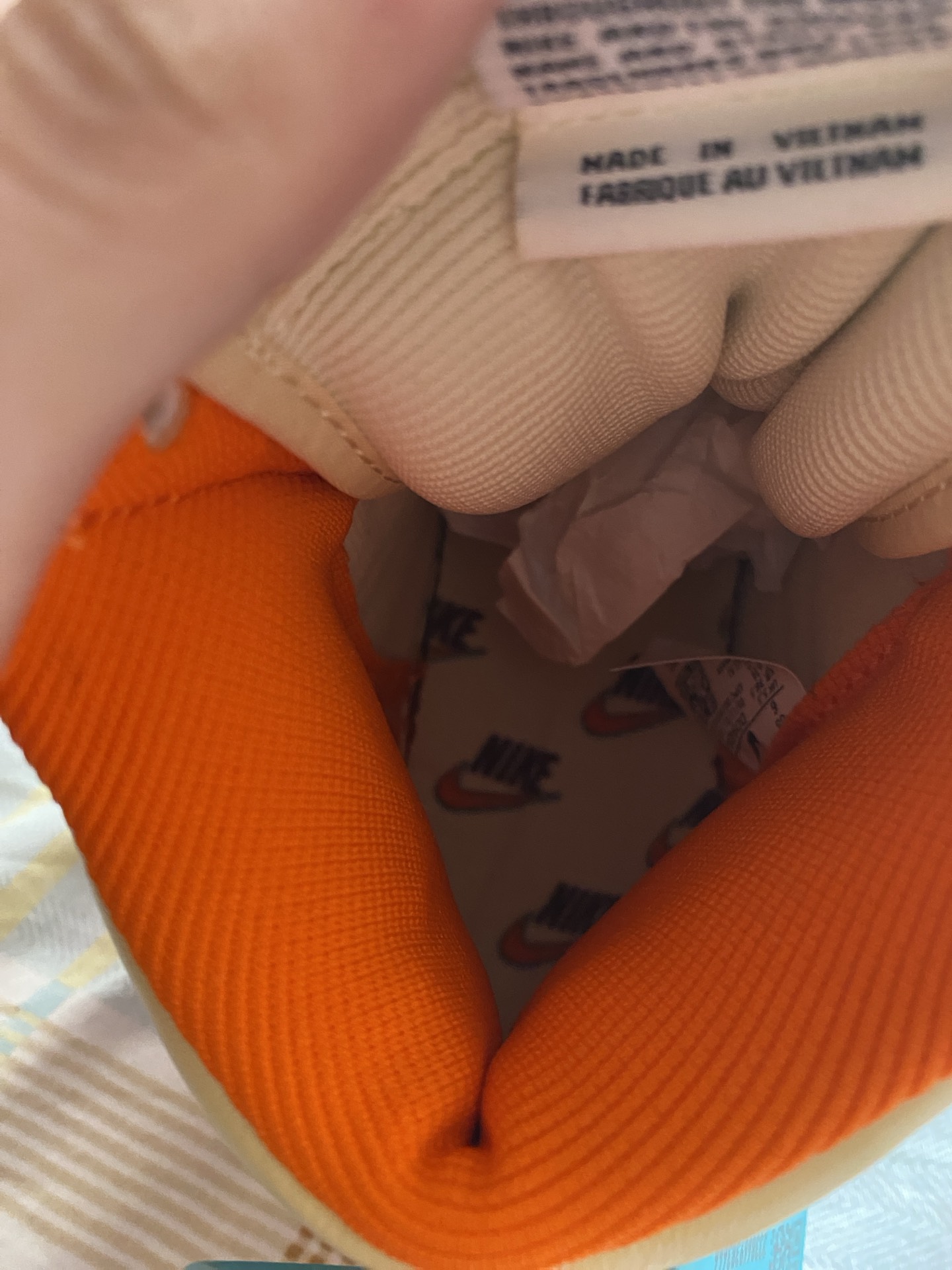 custom review-Nike Dunk High 1985 Высокие Кроссовки для скейтбординга Унисекс Синие Оранжевые ACID Wash