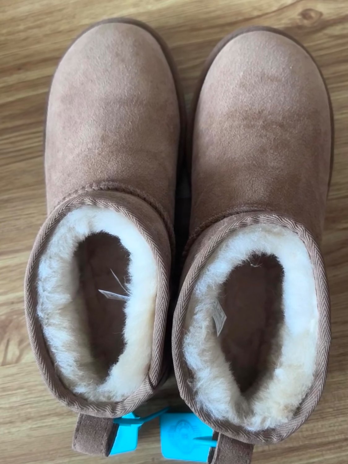 custom review-UGG CLASSIC MINI Термический Устойчивый к истиранию Короткий Снегобут Женские Каштановый