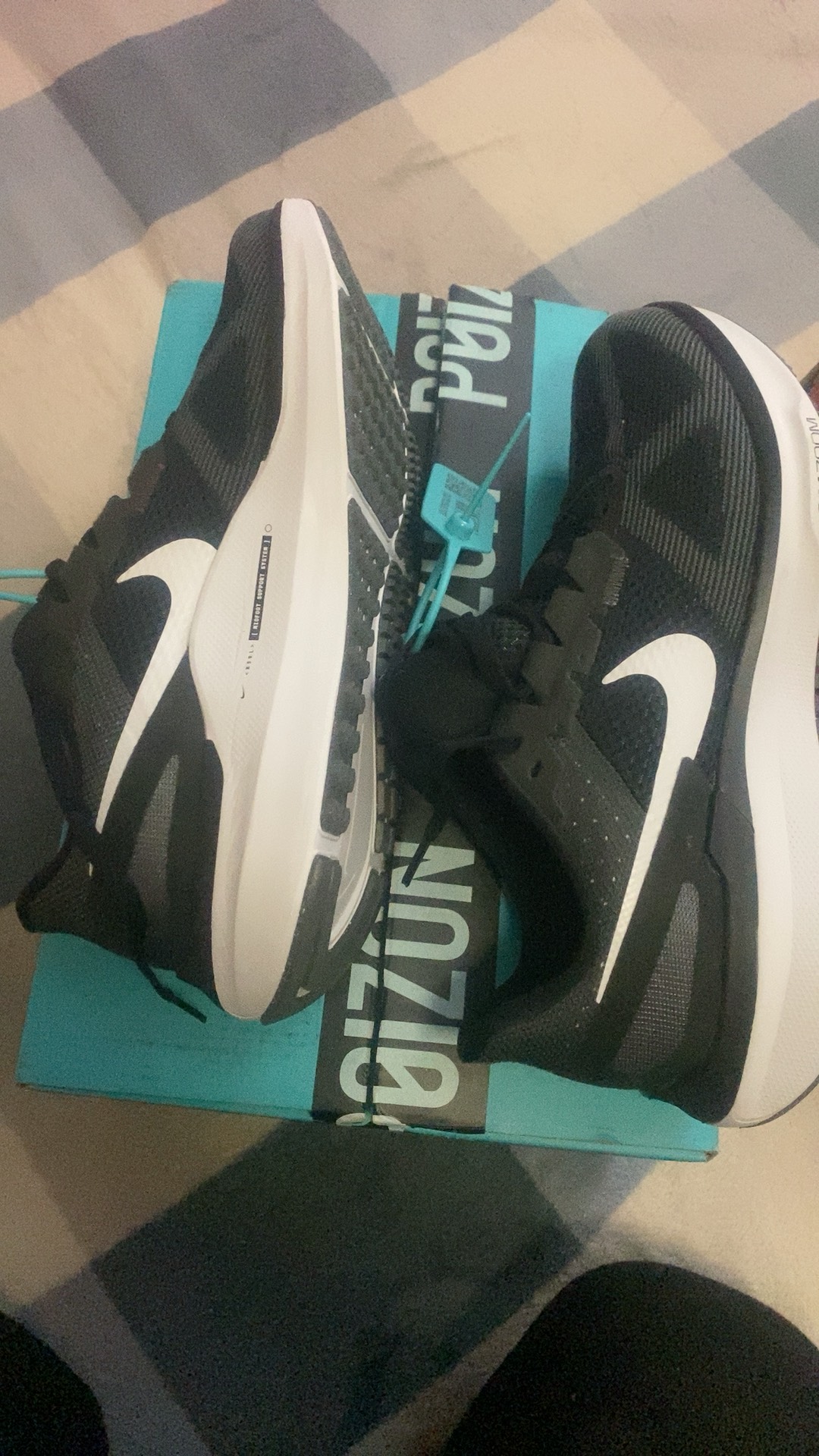 custom review-Nike Zoom Structure 25 Slip-Resistant Низкий Топ Повседневный Бег на длинные дистанции Для Городского Коммутирования Беговые кроссовки Мужской Черный