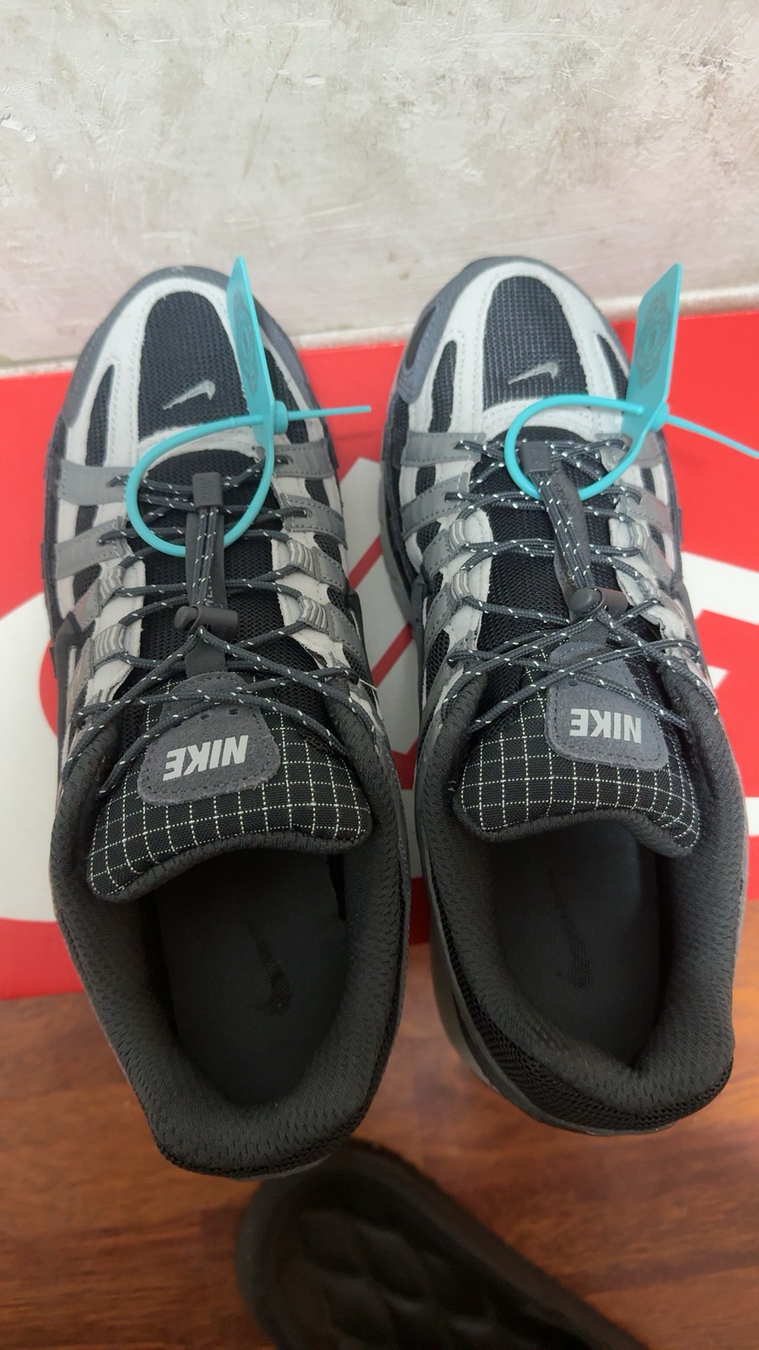 custom review-Nike P 6000 Устойчивый к истиранию низкий топ Повседневная городская обувь для бега Мужская Черный Серый