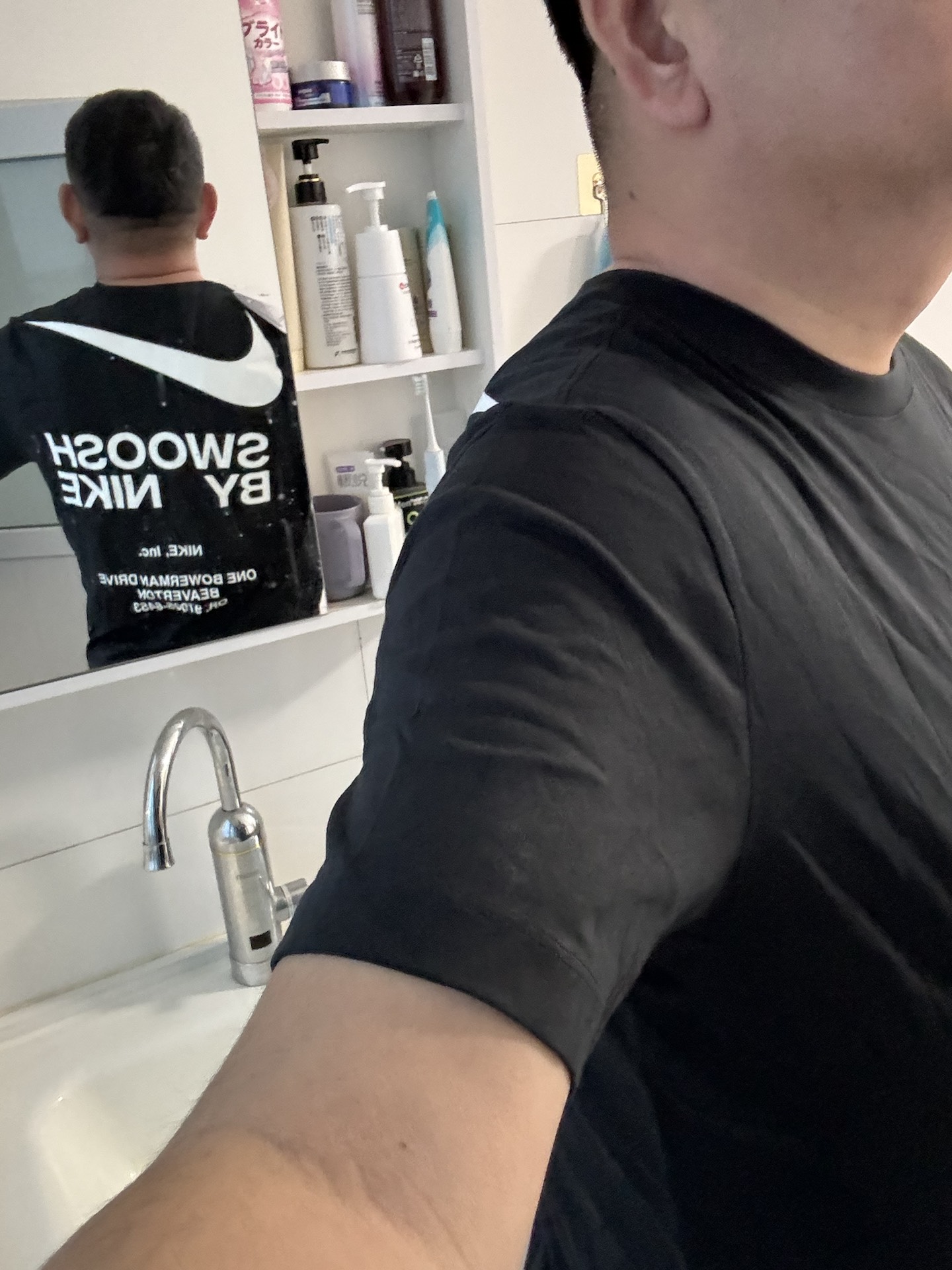 custom review-Nike Sportswear SS23 T-Shirt Мужской Черный