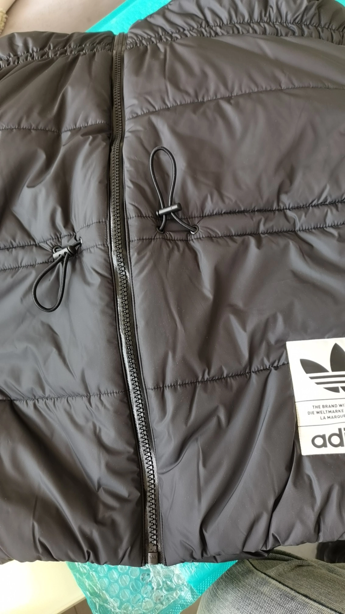 custom review-Adidas Originals Хлопковый пуховик Зимний Женский Черный